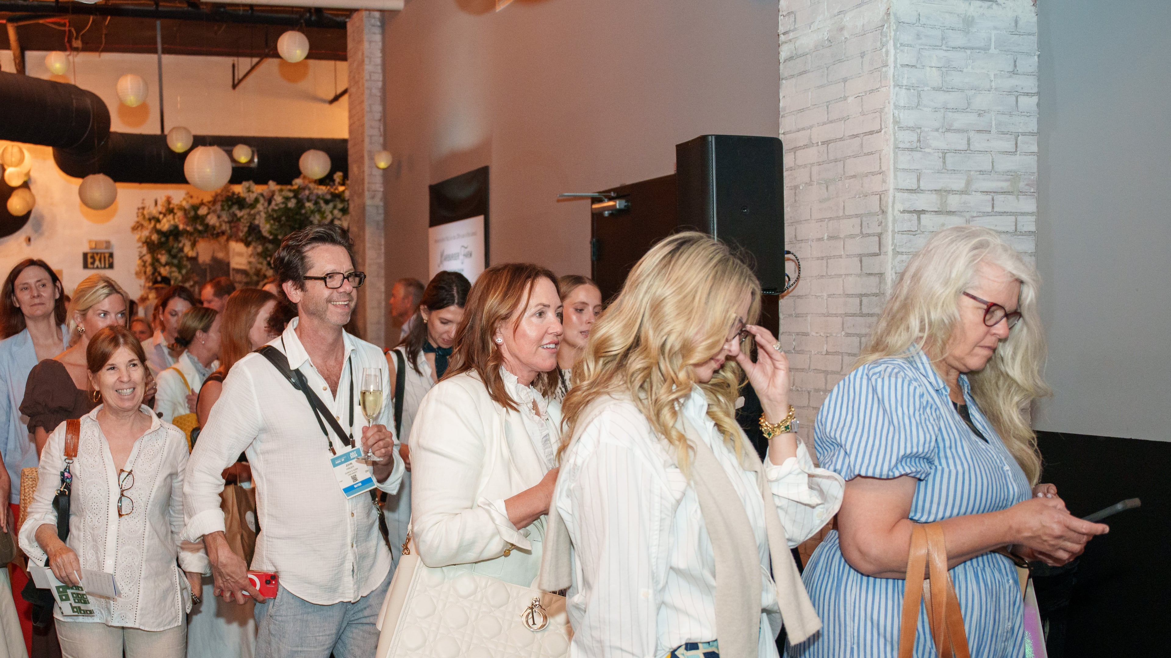 A crowd waits to enter the Marburger Antique & Design Show. Marburger is most known for its massive show in Round Top, Texas, but last year hosted its debut show in Atlanta. This year, Marburger returns to Atlanta July 15-19 with a larger show. One hundred dealers will display antique goods. (Courtesy of Marburger Antique & Design Show)