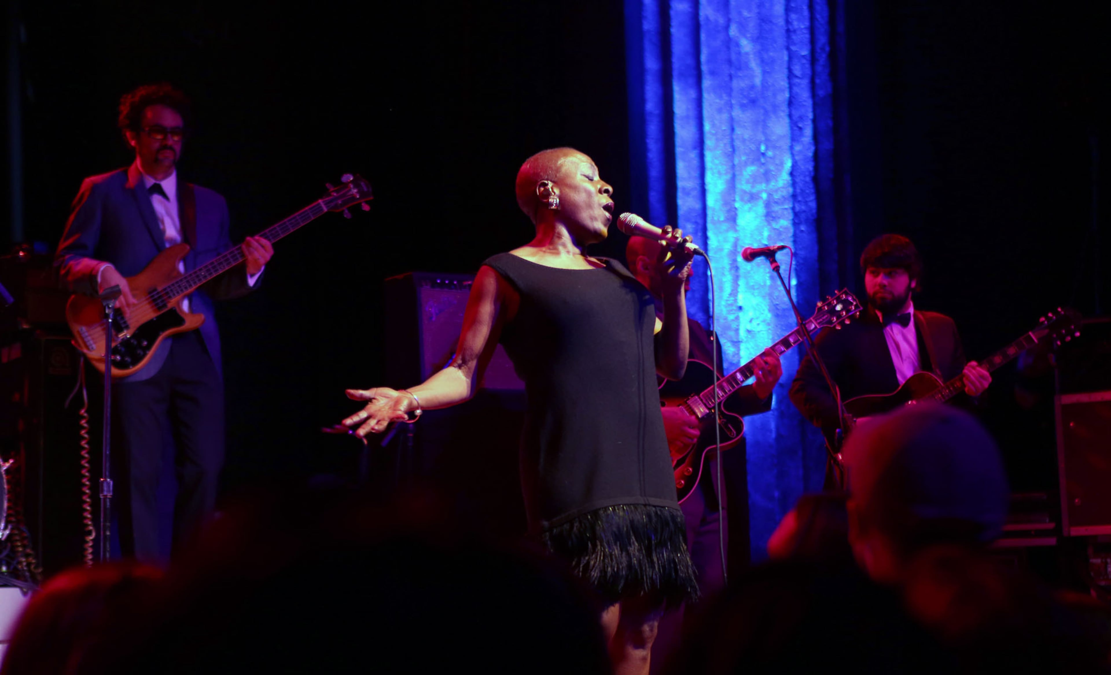 Sharon Jones and the Dap Kings kick off their set with, "Stranger to My Happines, " "You'll Be Lonely," from their new album, "Give The People What They Want," at the Variety Playhouse.