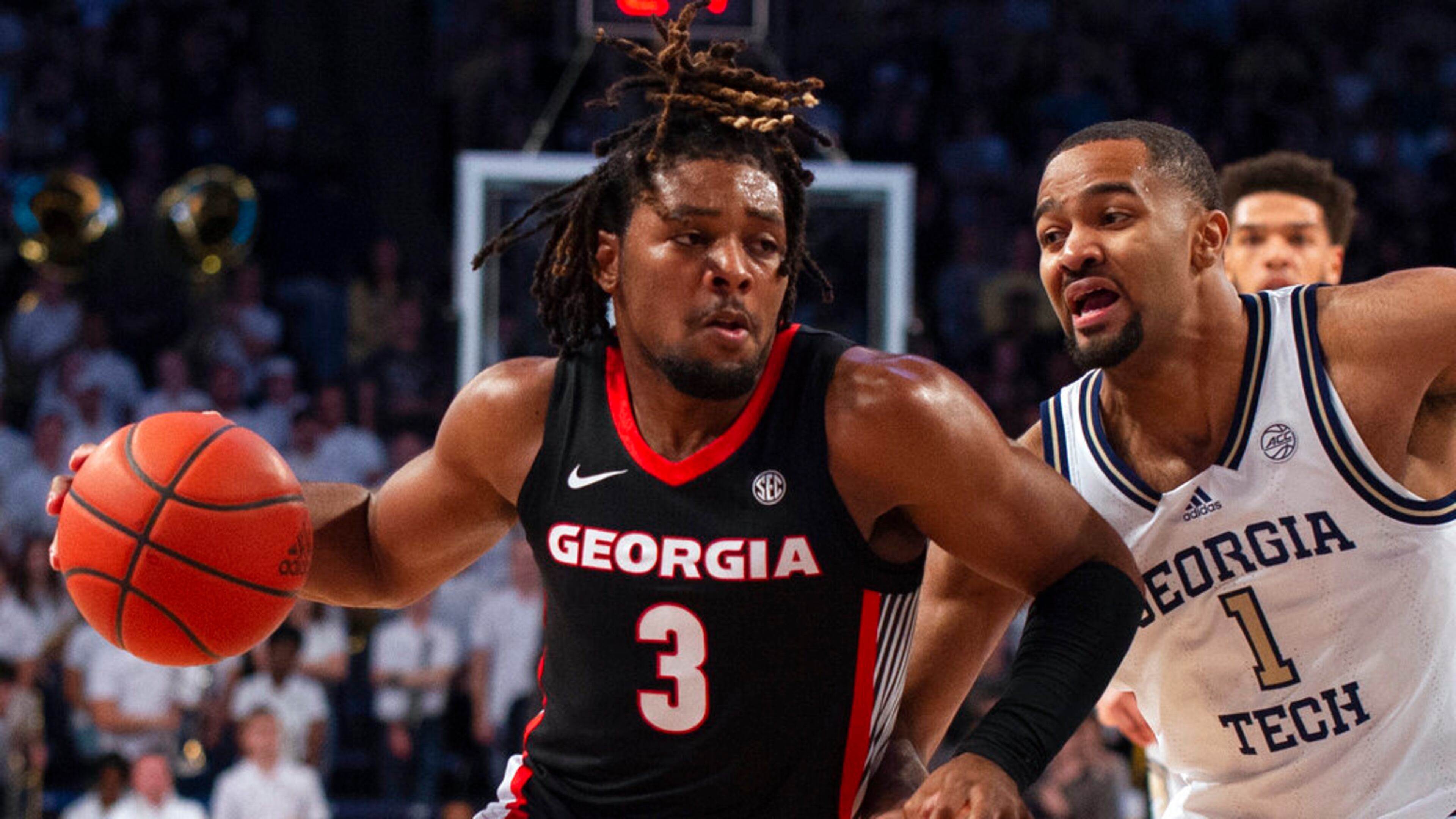 Georgia guard Kario Oquendo scored 17. AP file photo