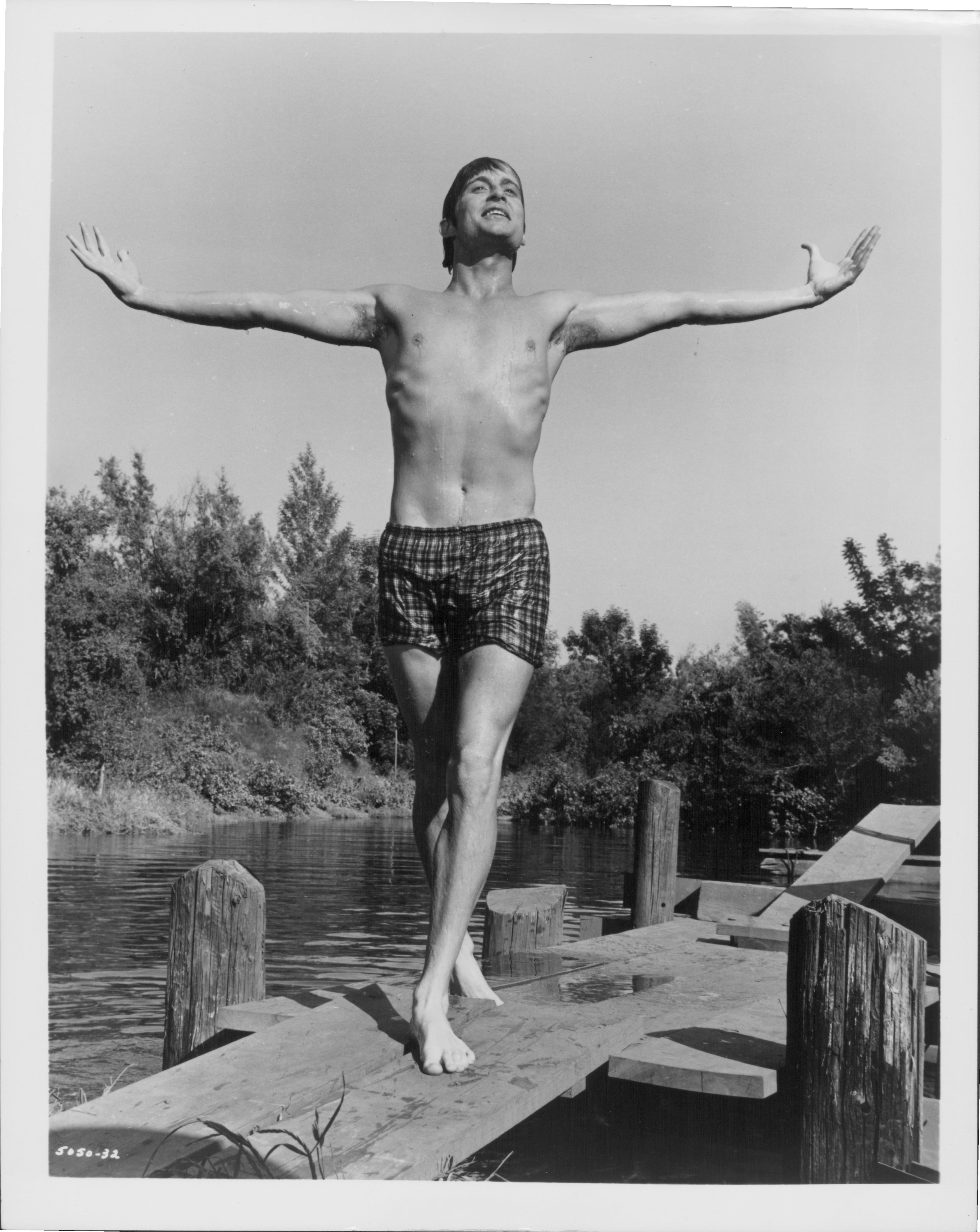 Actor Michael Douglas in a scene from the movie 'Hail Hero', 1969. (Photo by Archive Photos/Getty Images)