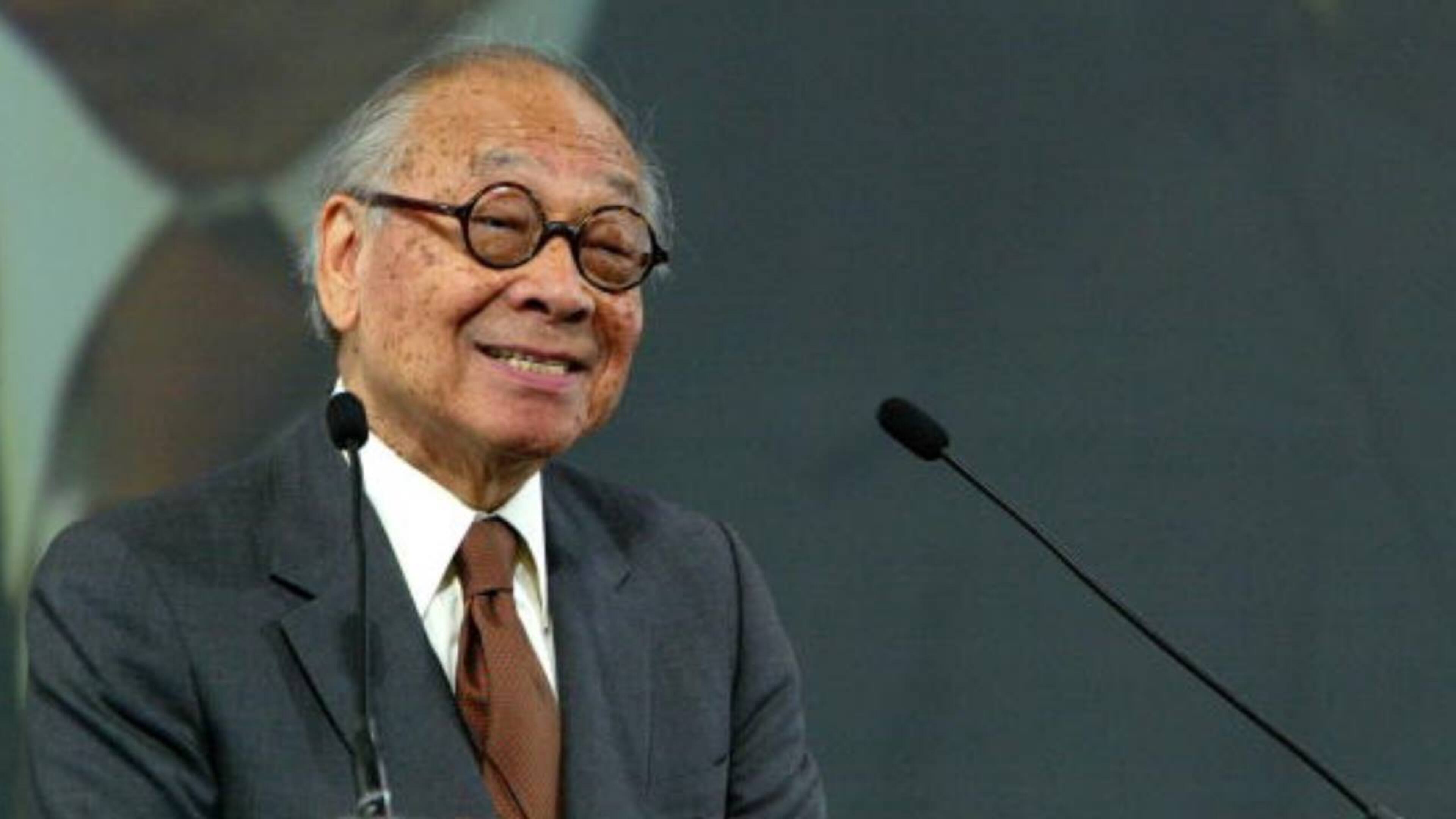 I.M. Pei designed several elegant structures, including the glass pyramid at the Louvre in Paris.