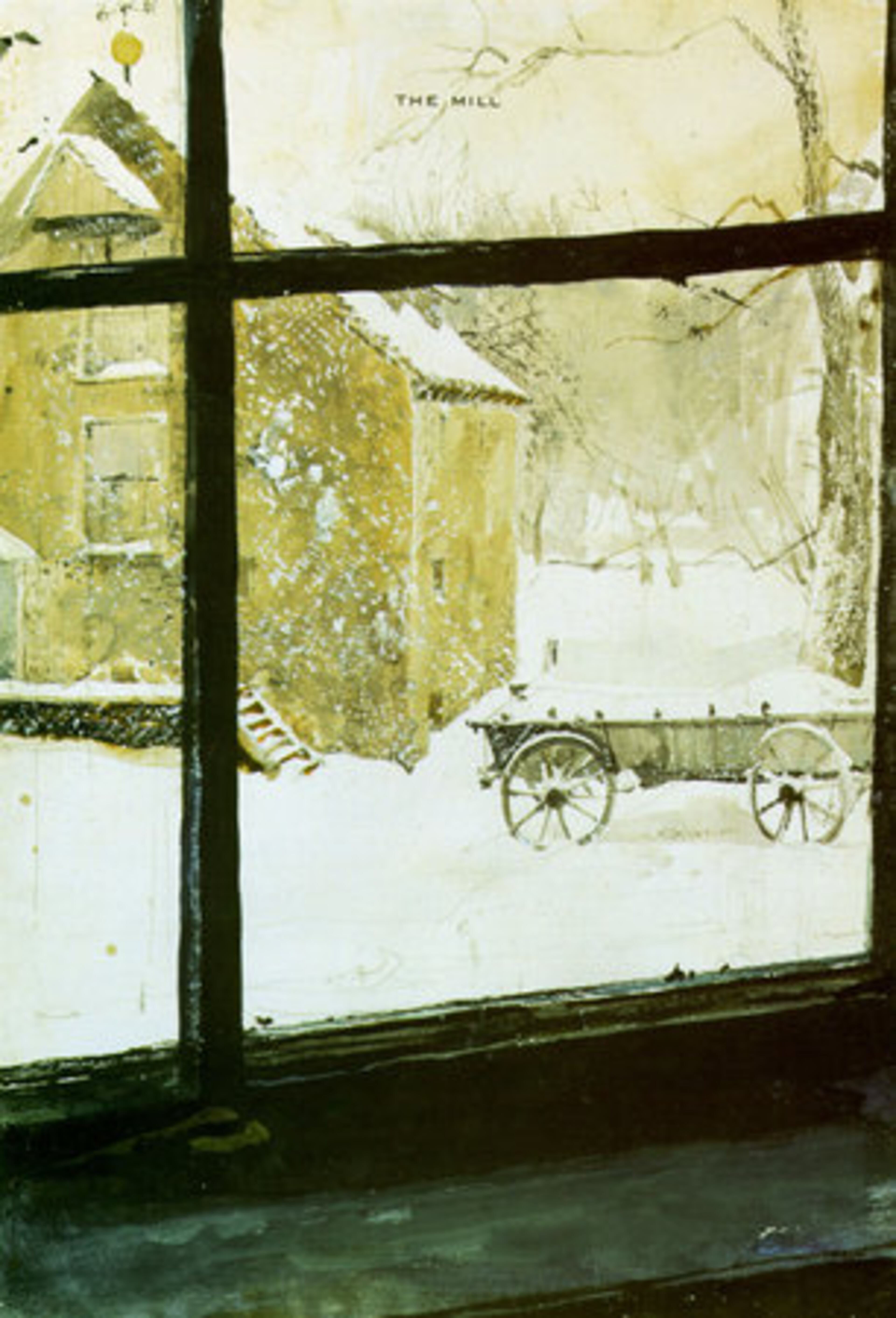 Andrew Wyeth. "The Mill," ca. 1964. watercolor, gouache and pencil on paper. N.C. Wyeth, the only art teacher Wyeth ever had, didn't always agree with his son's taste. "Invariably my father talked about my lack of color," Wyeth recalled.