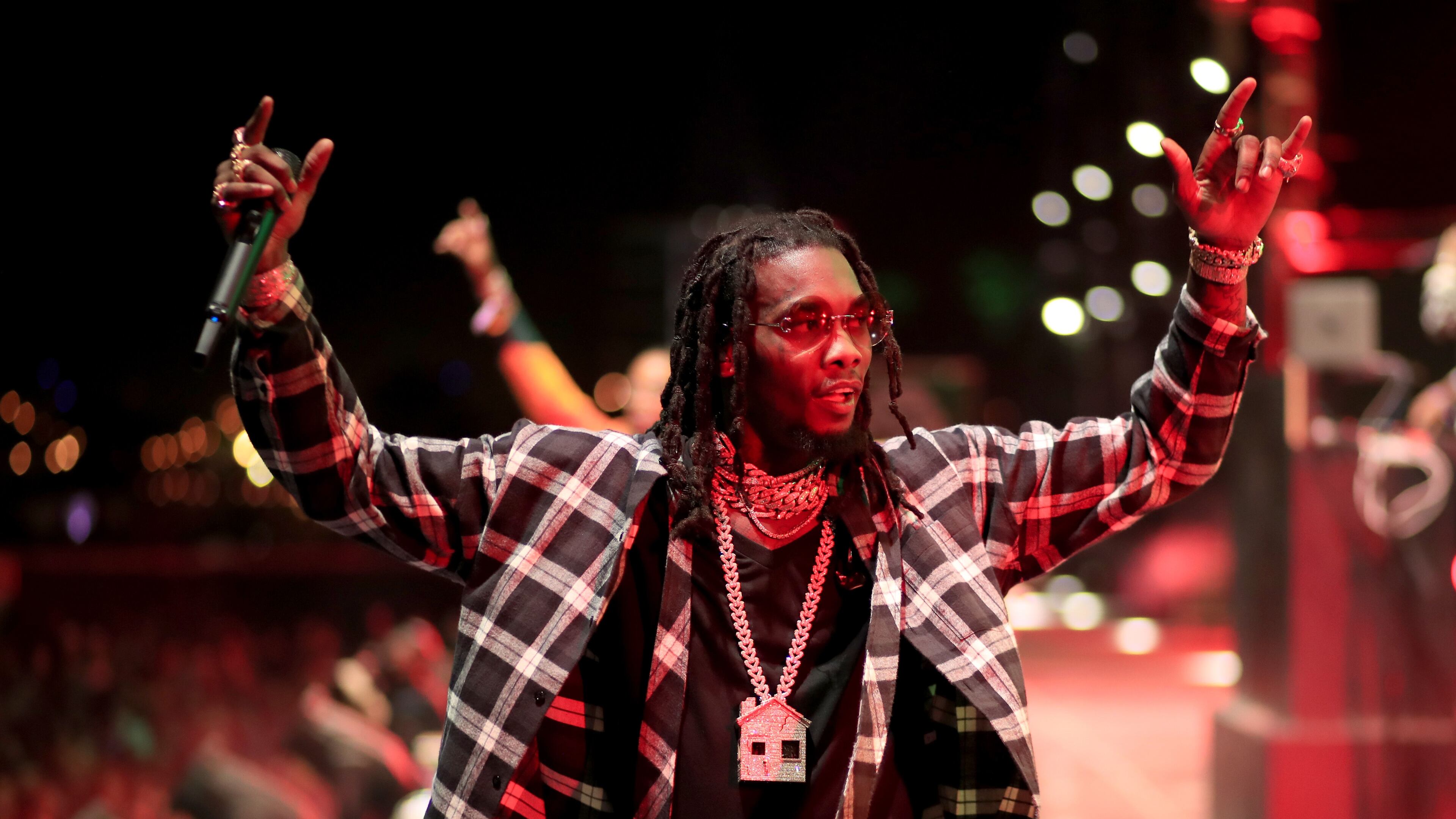 Offset of Migos performs onstage during Coachella in April.