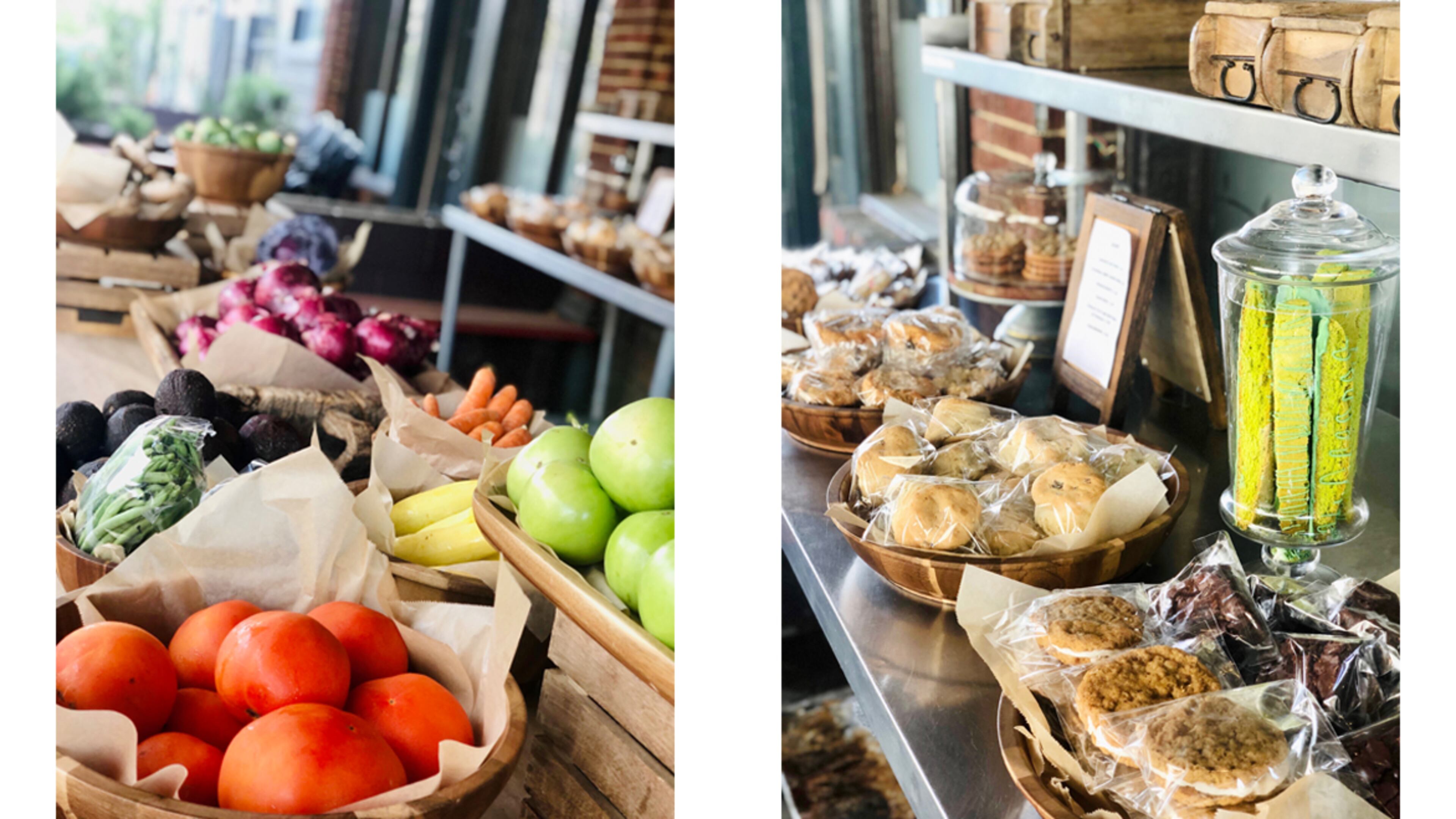 The open-air patio market at Sun in my Belly. COURTESY OF MAX LEBLANC