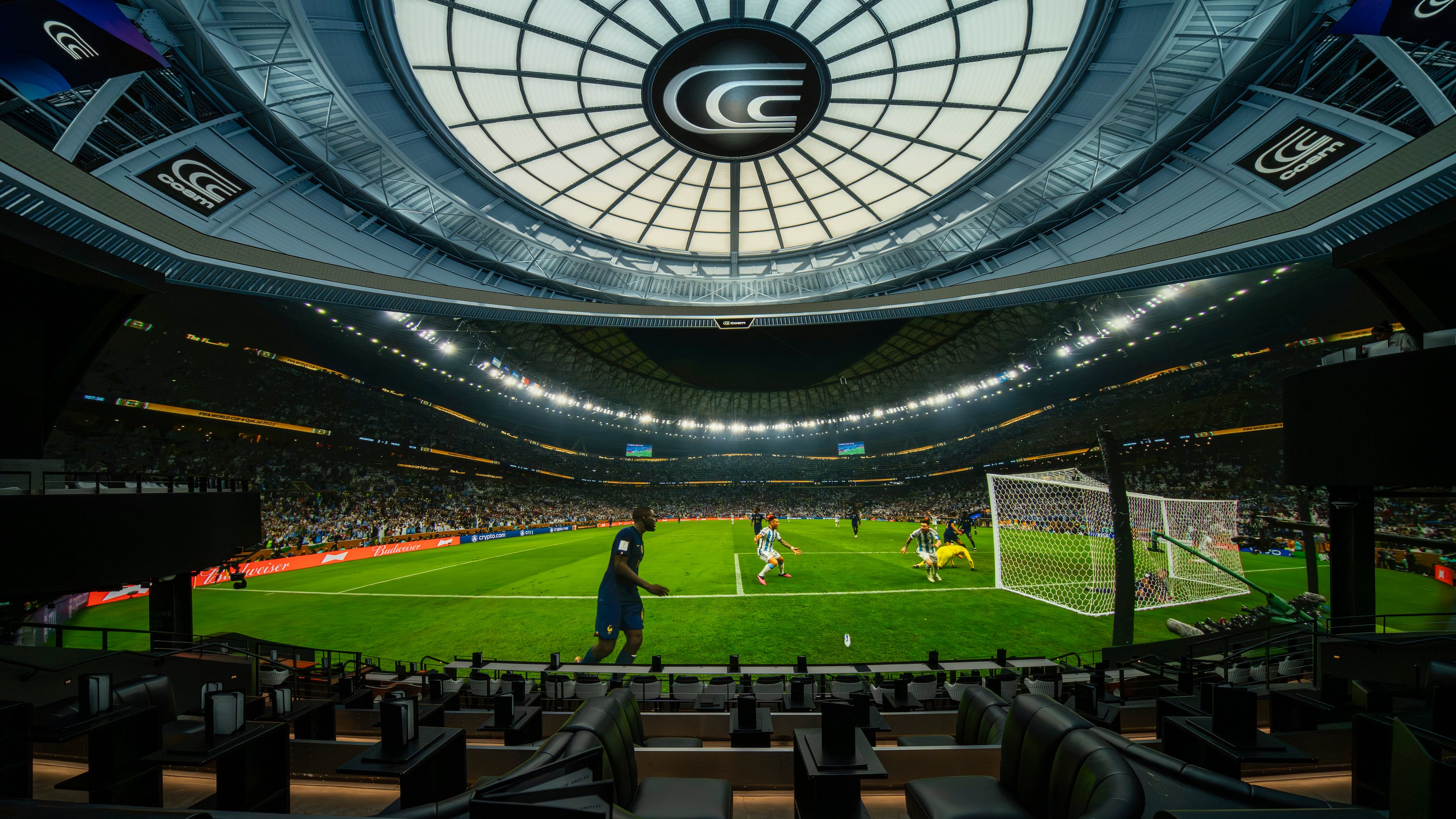 Cosm, an immersive theater company, will showcase World Cup matches at its new Atlanta location during the summer of 2026. (Courtesy of Cosm)