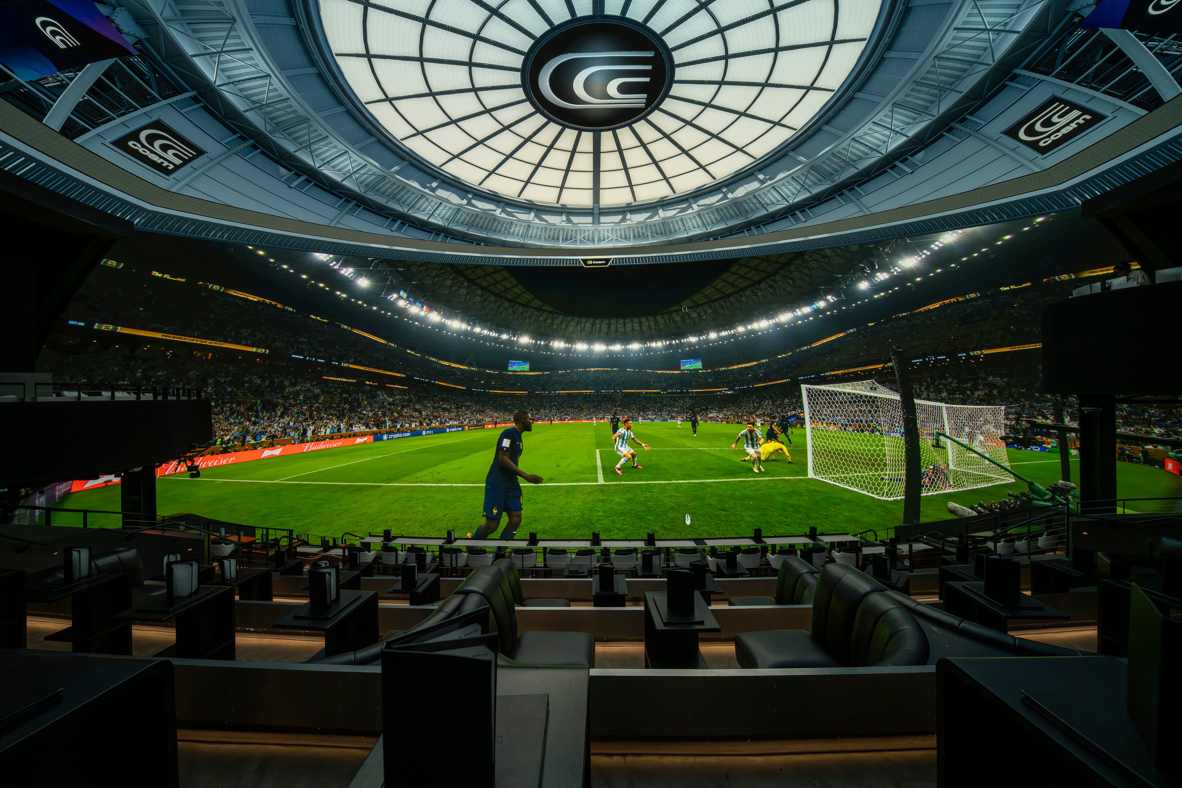 Cosm, an immersive theater company, will showcase World Cup matches at its new Atlanta location. (Courtesy of Cosm)
