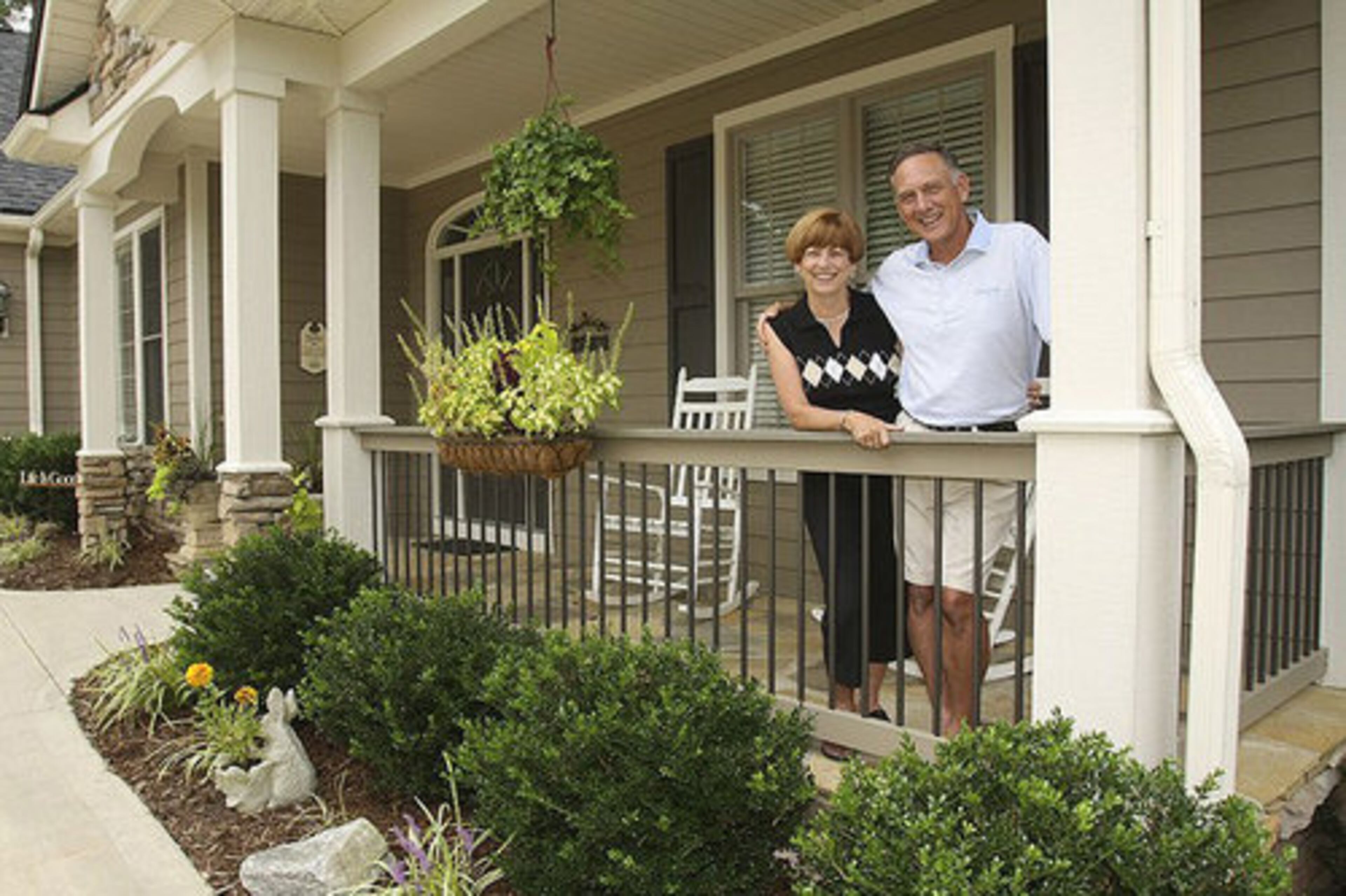 When Dennis Carter retired, he and his wife Karen bought a home in Clearwater Beach as a winter retreat near family and friends. Deciding on a summer place, they considered a place in their former home state of Michigan, but once they visited friends at Cummings Cove Golf & Country Club in Hendersonville, North Carolina, they fell in love. In 2002, they bought a lot and two years later their home was complete, designed to function as a summer retreat and gathering place for family and friends.
