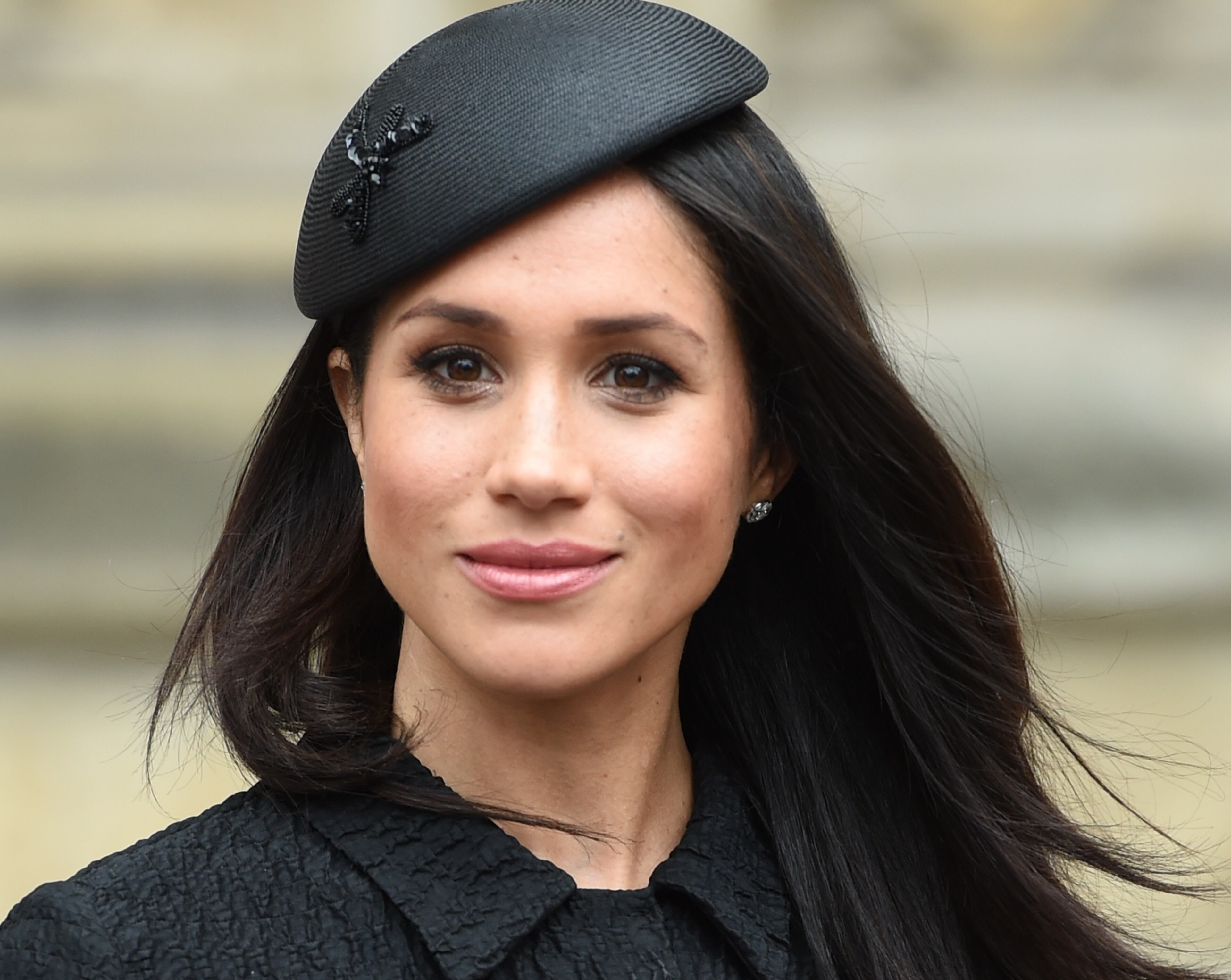 Meghan Markle attends an Anzac Day service at Westminster Abbey on April 25, 2018 in London, England. (Photo by Eddie Mulholland - WPA Pool/Getty Images)