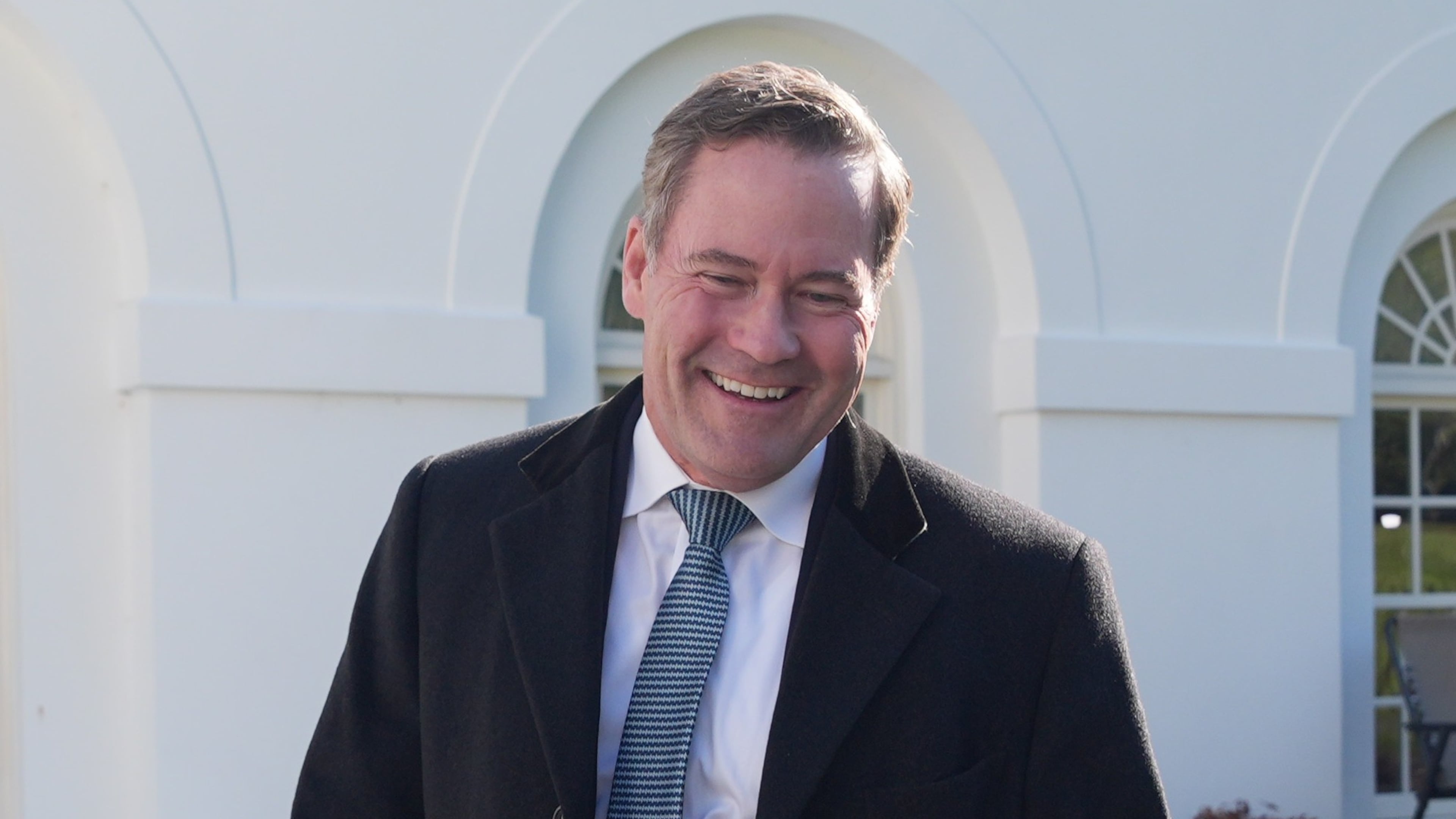 FILE - U.S. Ambassador to the United Nations Mike Waltz walks from the West Wing at the White House, April 8, 2026, in Washington. (AP Photo/Alex Brandon, File)