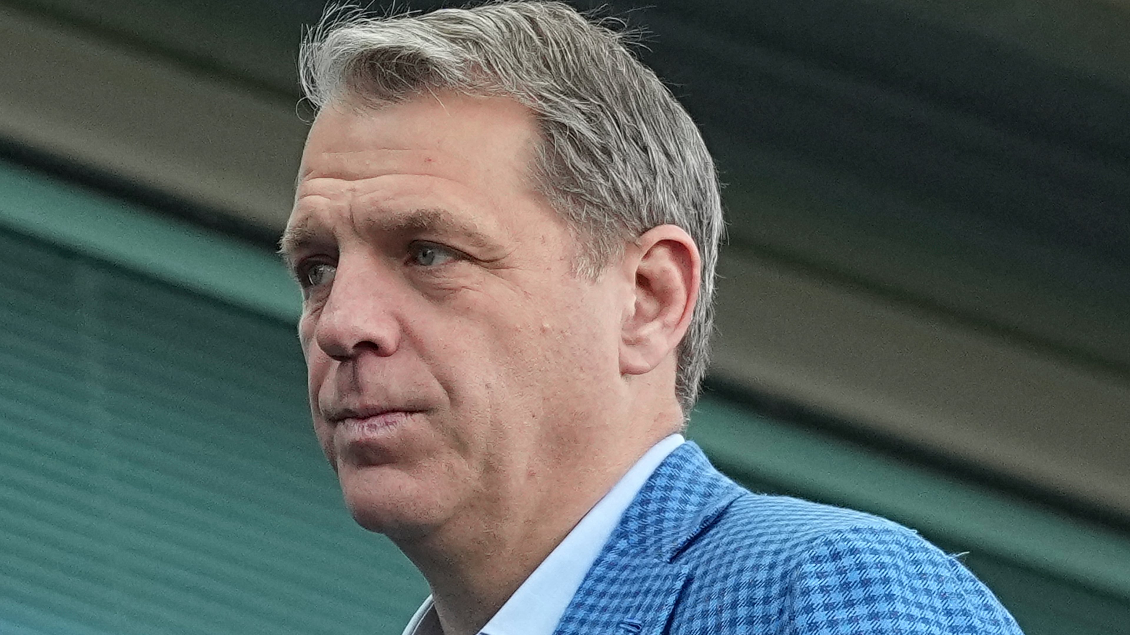 FILE -Chelsea owner/chairman Todd Boehly during the English Premier League soccer match between Chelsea and Leicester City, at the Stamford Bridge Stadium in London, March 9, 2025. (AP Photo/Dave Shopland, File)
