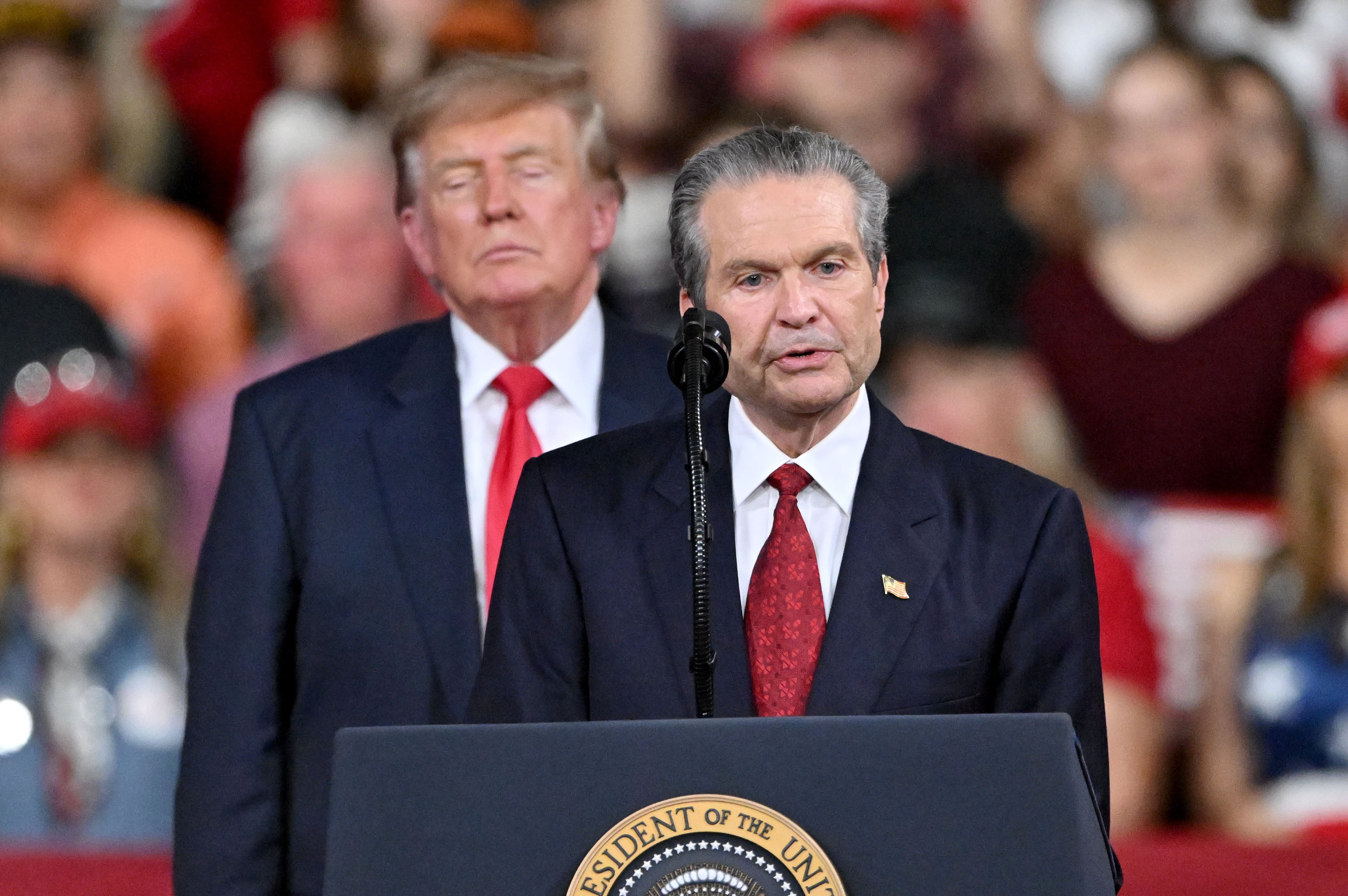 Trump Perry visit
