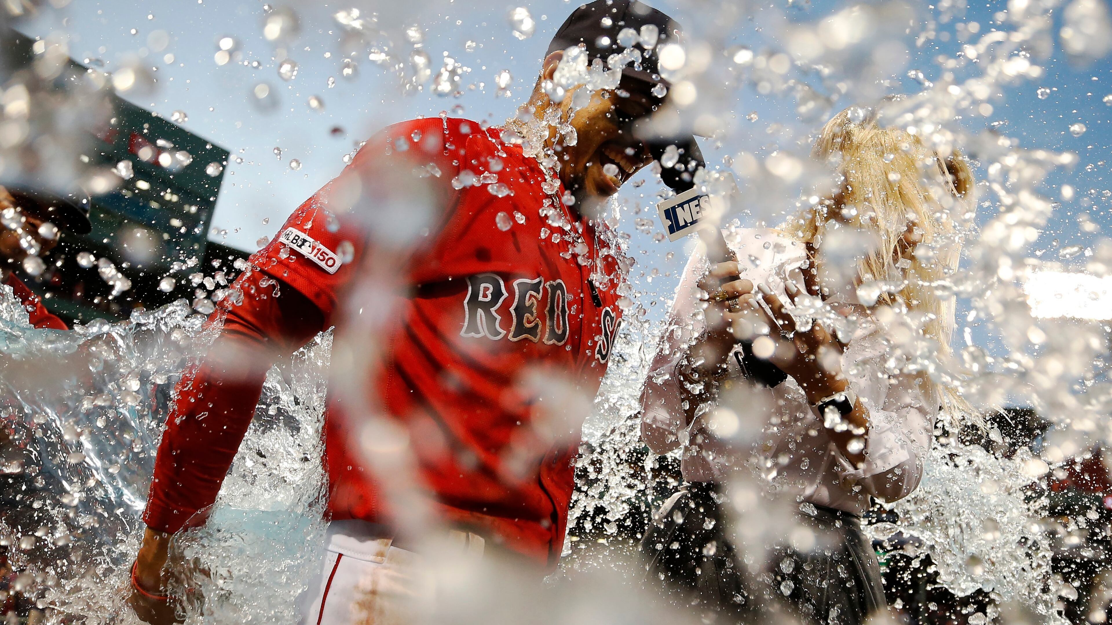Before move to L.A., Mookie Betts had a taste of winning with the Boston Red Sox.