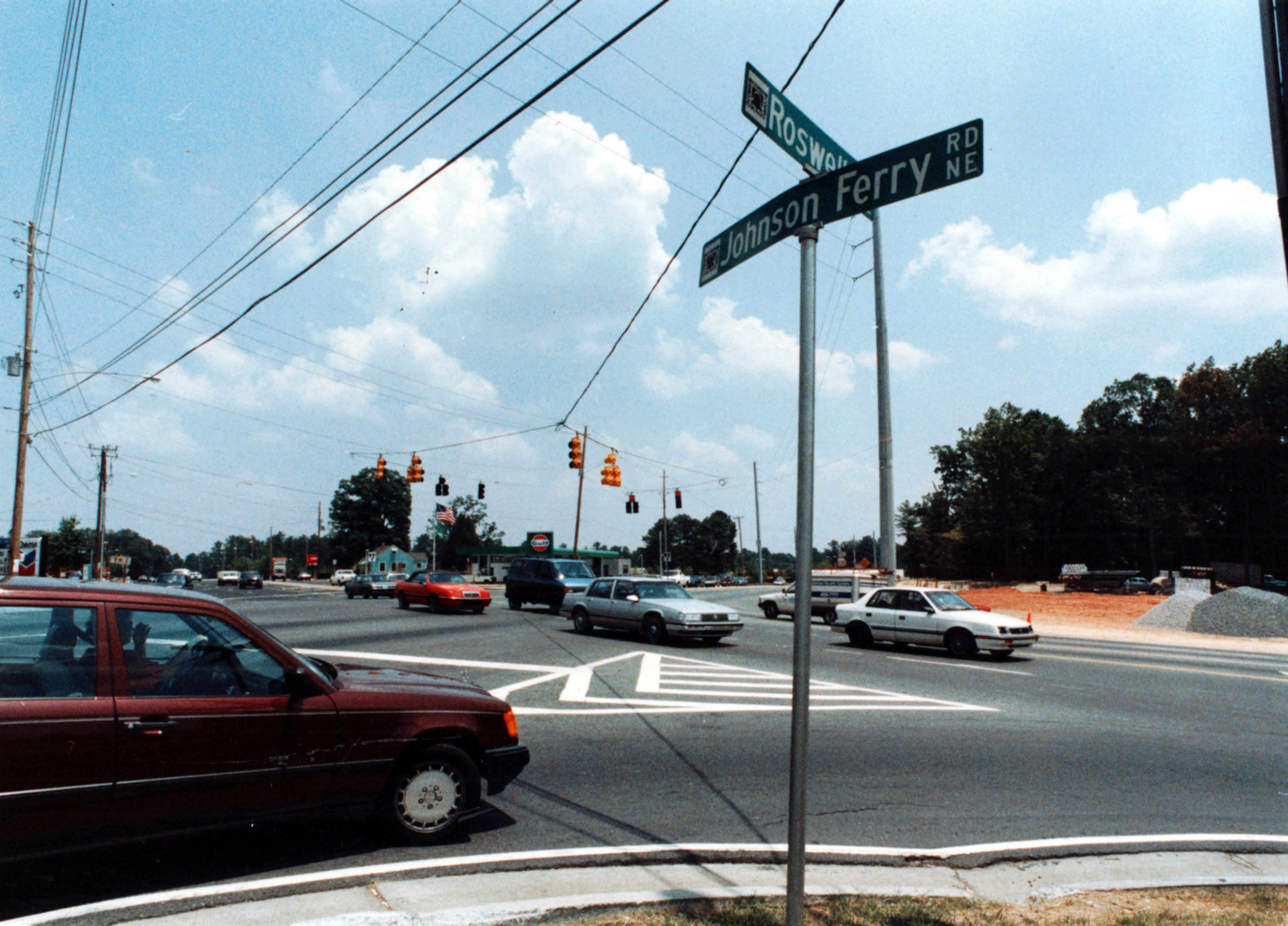 July 6, 1990 - Johnson Ferry Road at Roswell Road. This intersection is the fourth worst one in Cobb County and is ranked 27th in the metro area, according to the Ga. DOT.