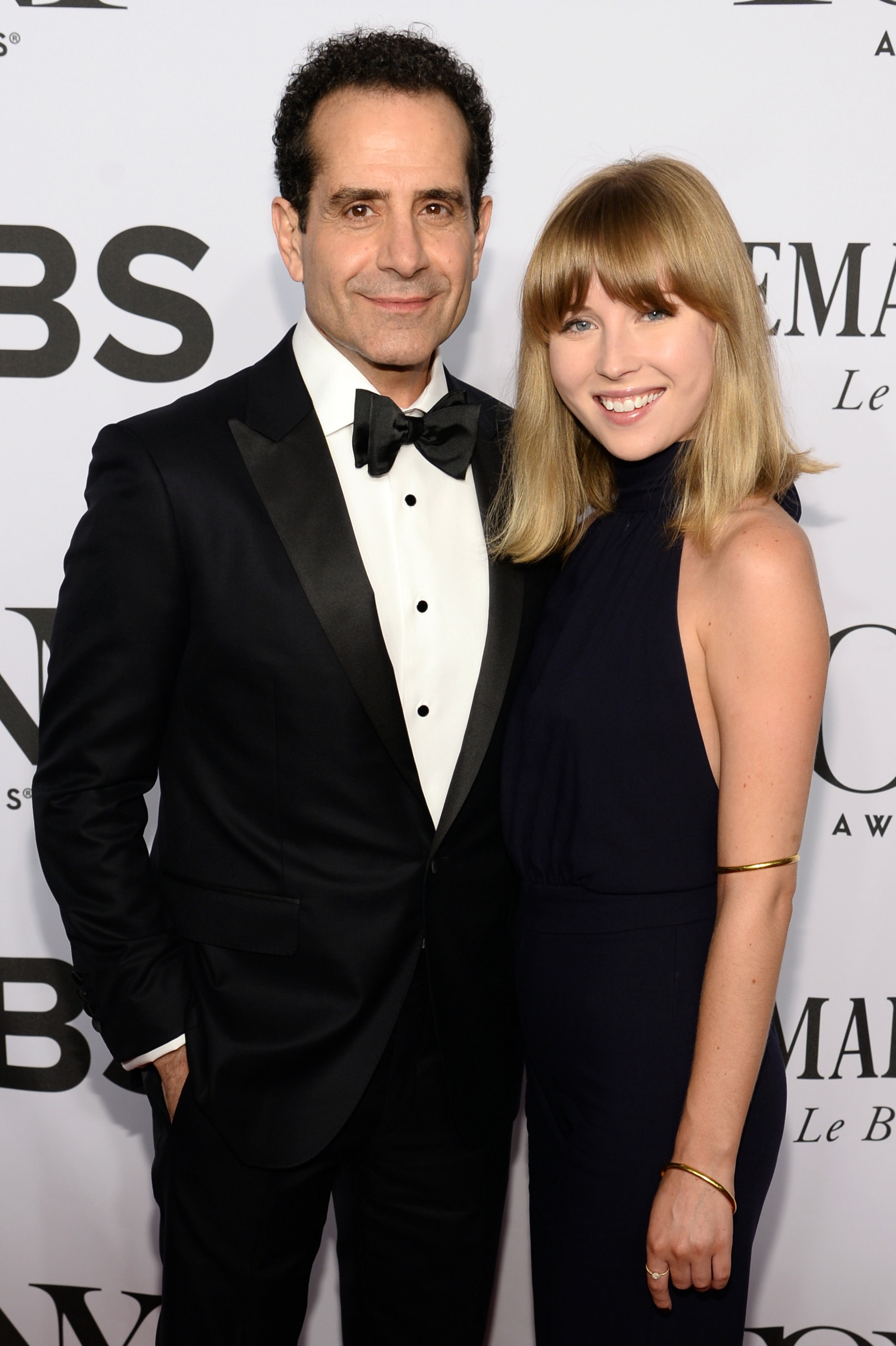 NEW YORK, NY - JUNE 08: Tony Shalhoub and Josie Lynn Adams attend the 68th Annual Tony Awards at Radio City Music Hall on June 8, 2014 in New York City. (Photo by Dimitrios Kambouris/Getty Images for Tony Awards Productions)