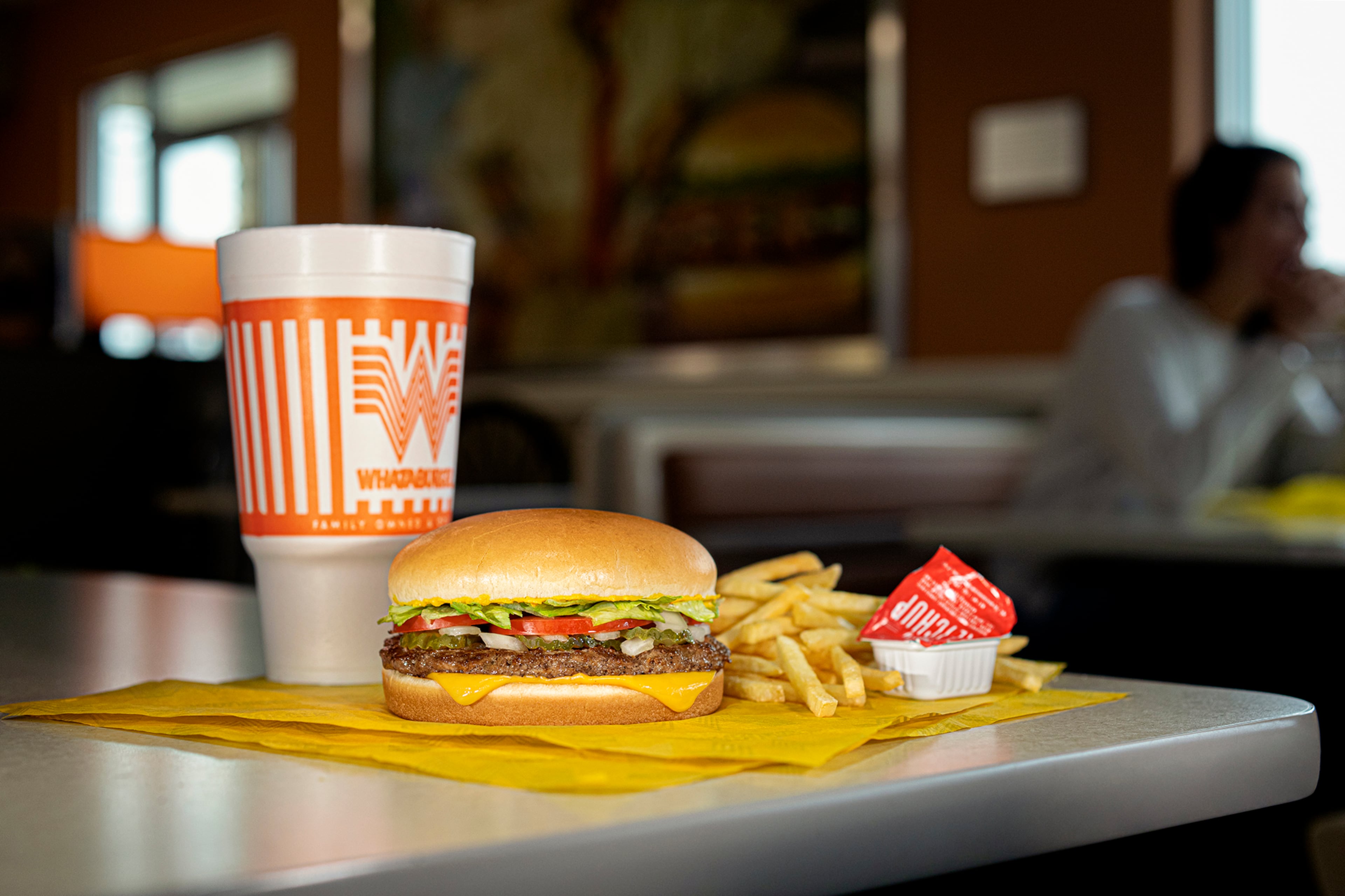 You can make it a meal at Whataburger with a burger, crispy fries and a drink. Courtesy of Whataburger