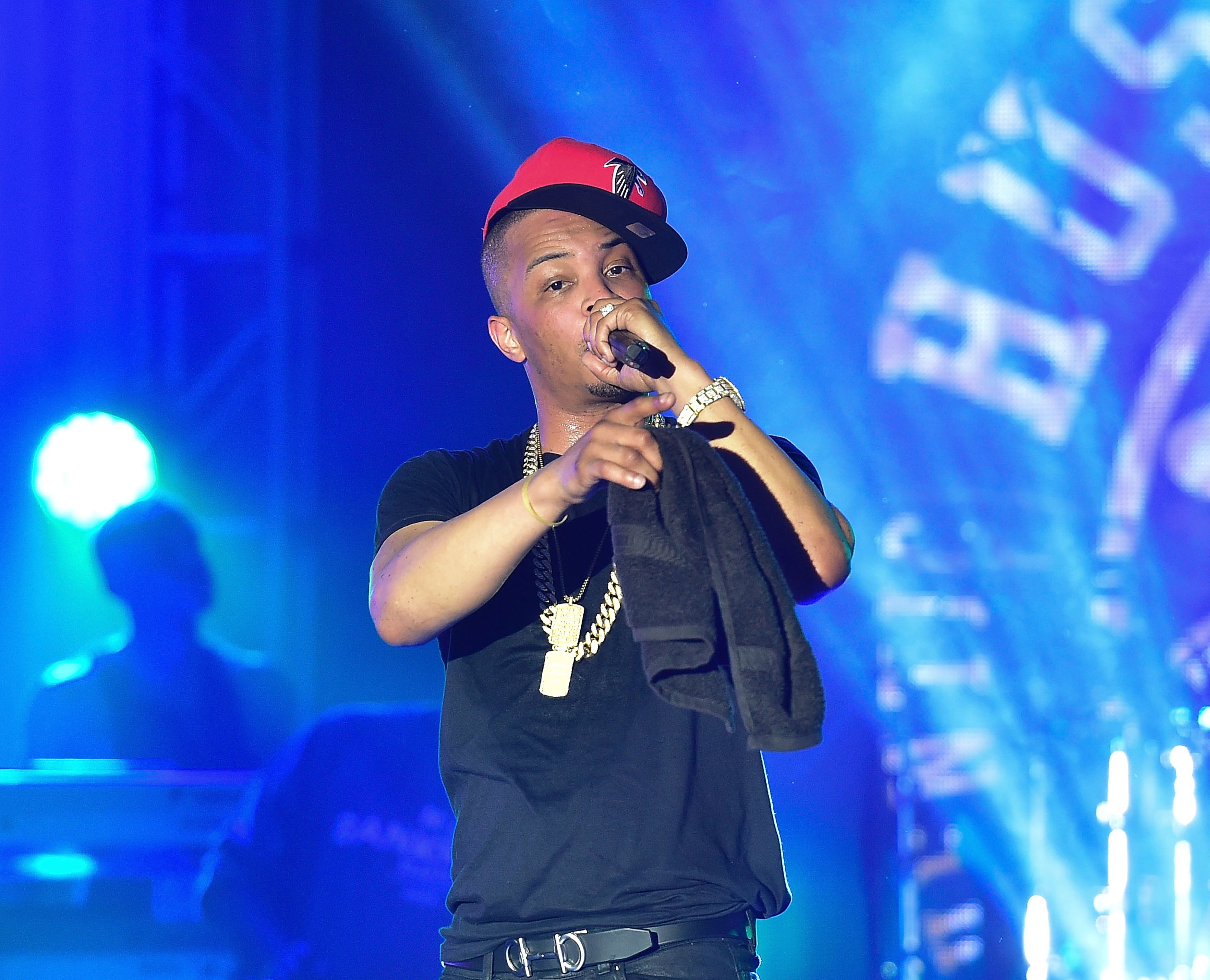 Rapper T.I. performs onstage at TIDAL X: TIP at Greenbriar Mall on February 22, 2016, in Atlanta, Georgia. (Photo by Paras Griffin/Getty Images for Tidal)