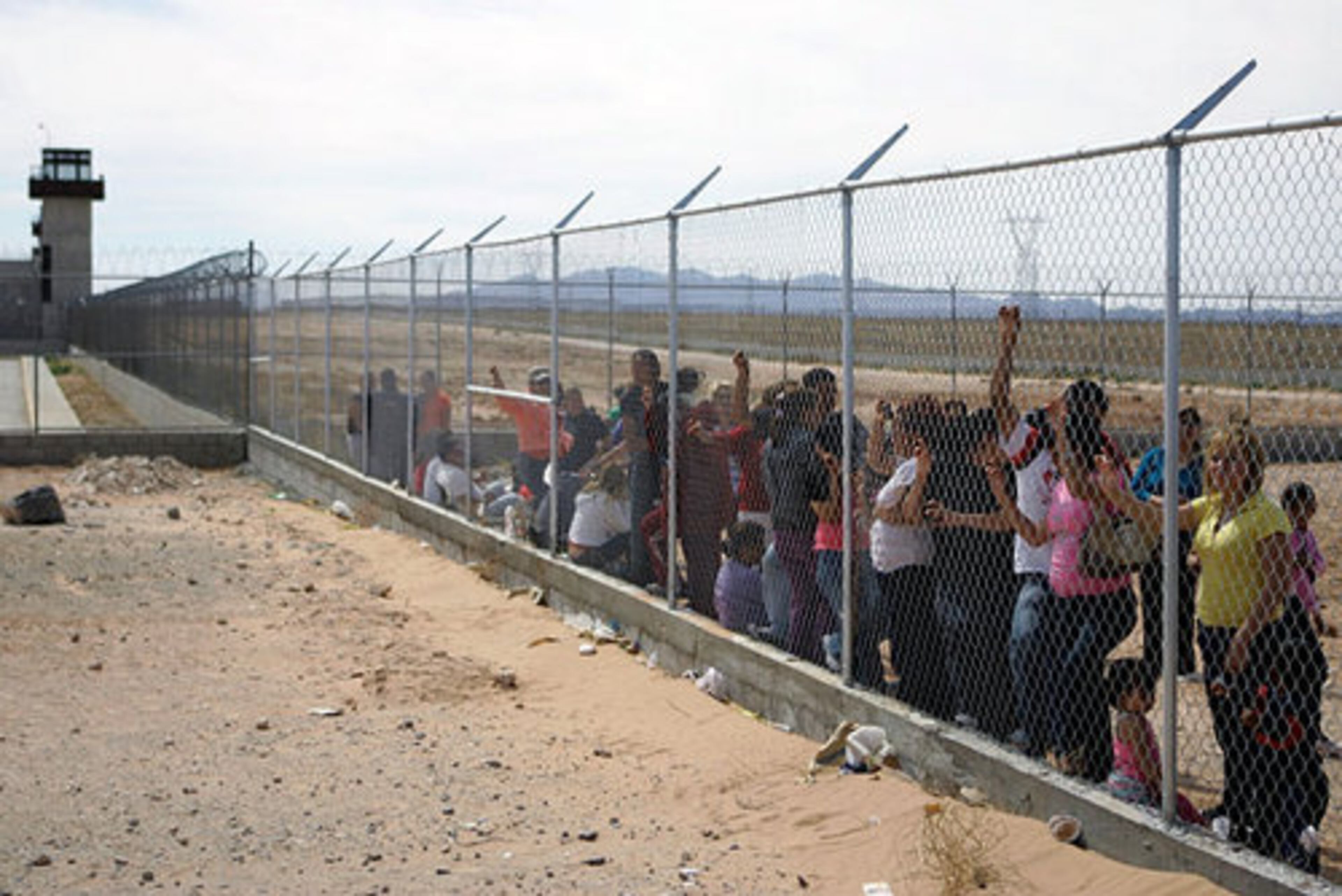 The fight broke out shortly after 6 a.m. as visitors were leaving after an evening of conjugal visits.