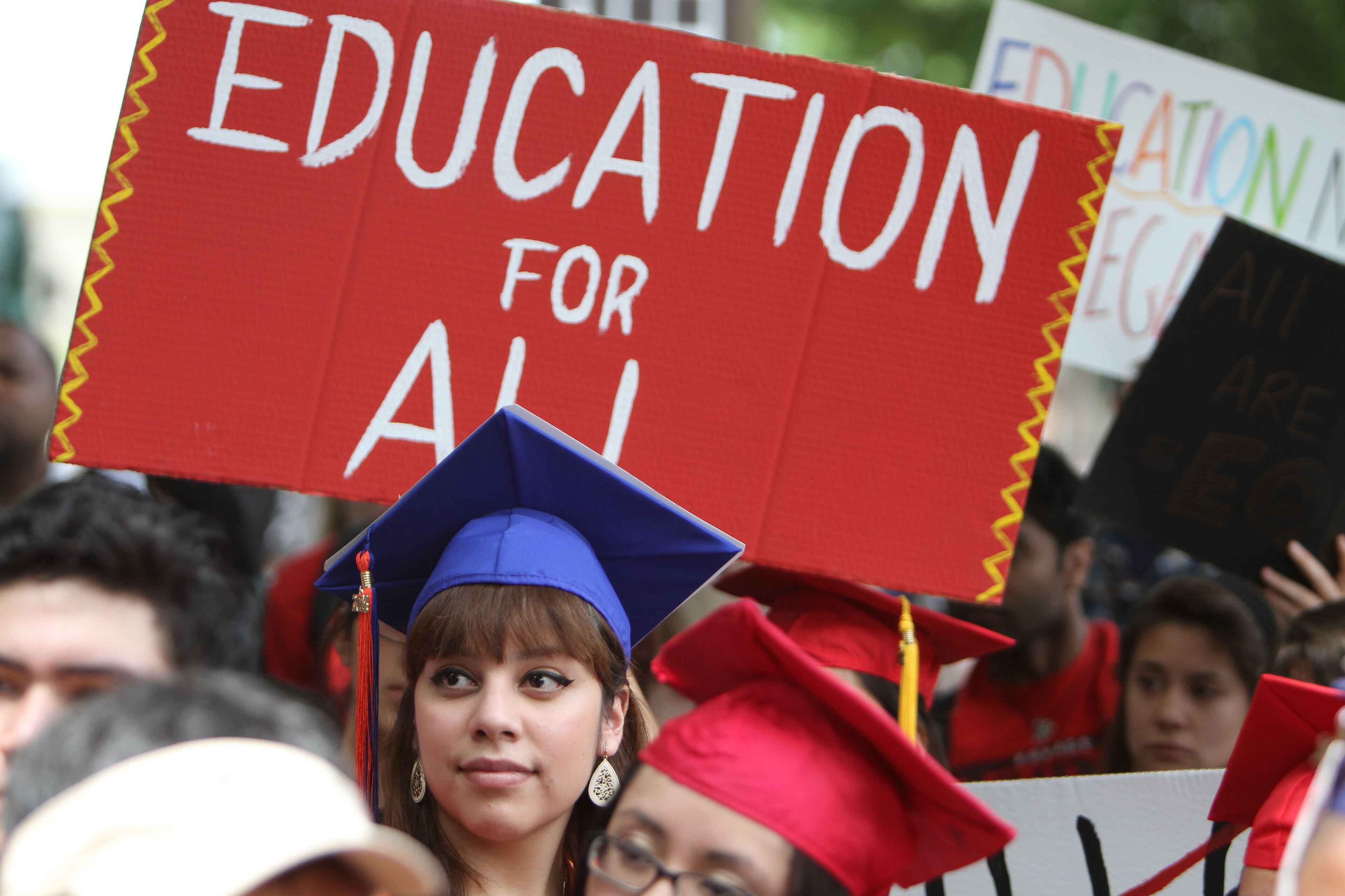 President-elect Joe Biden has proposed providing two years of free community college tuition for Dreamers. (Miguel Martinez, MUNDO HISPANICO)