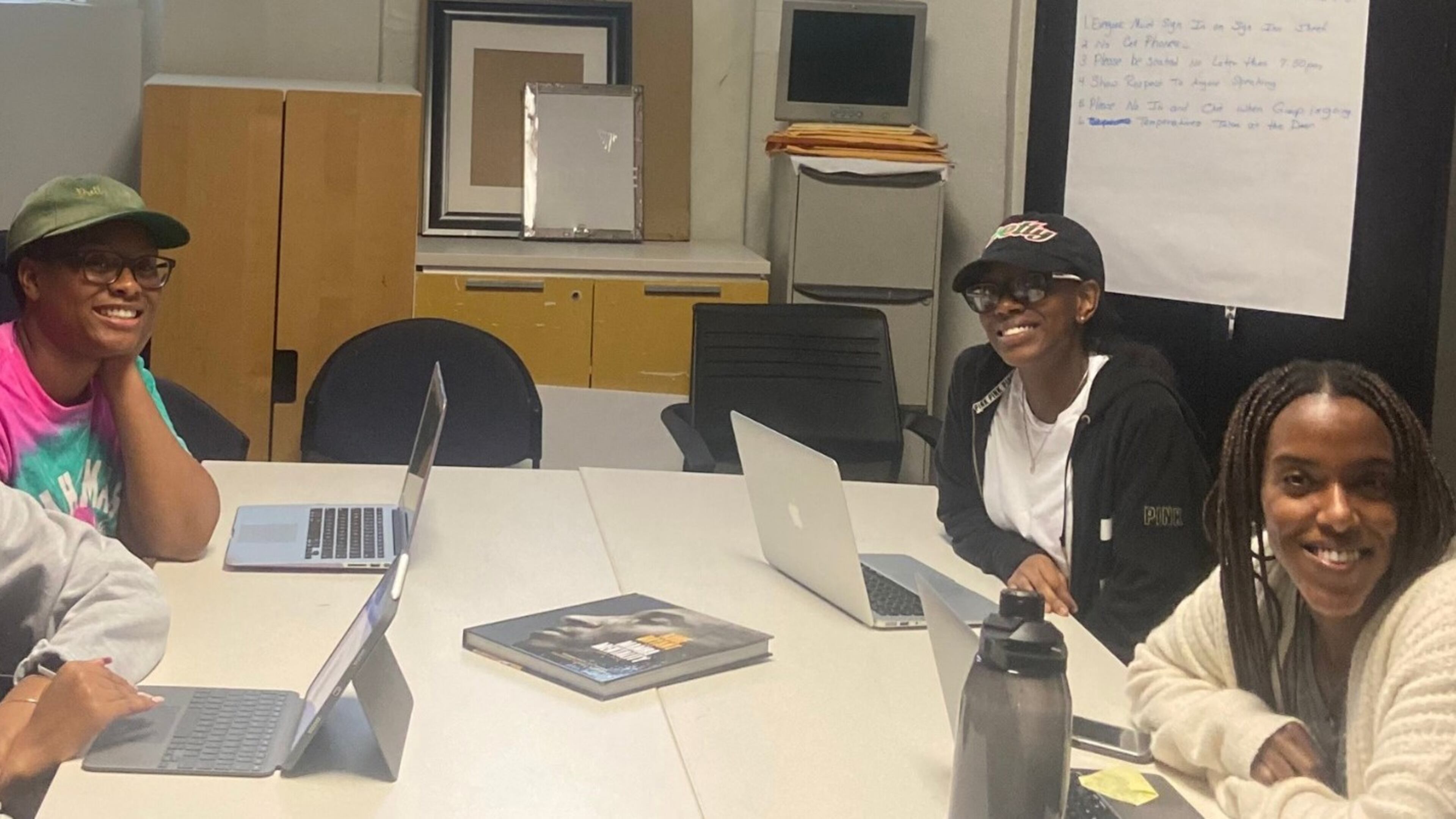 Spring interns at Nicholas House helped the nonprofit in a variety of ways to assist families experiencing homelessness. (Courtesy of Nicholas House)