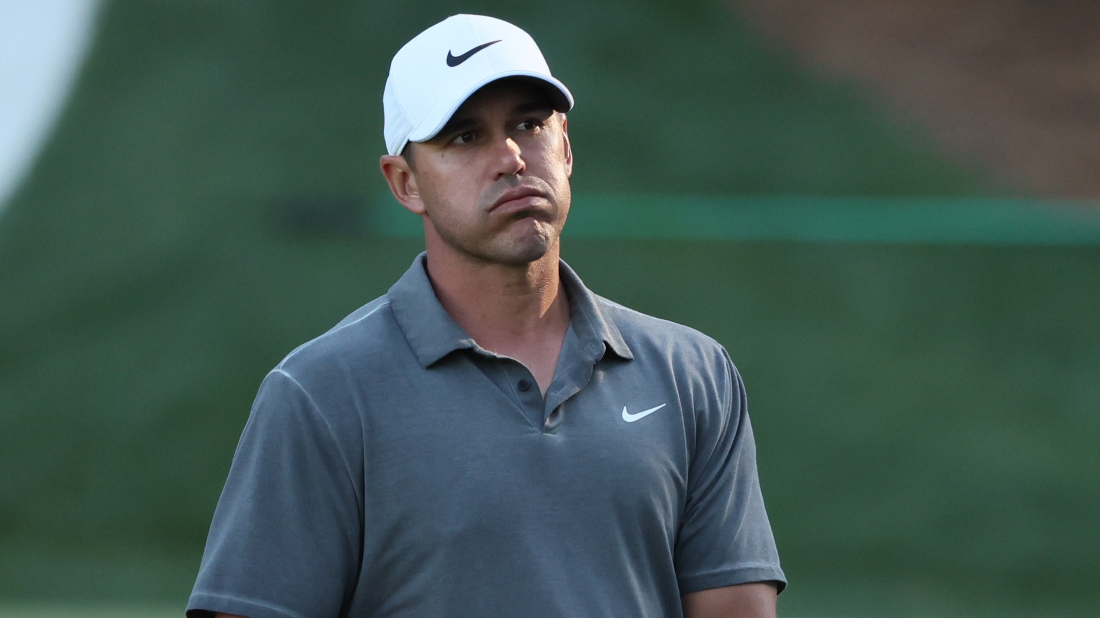 It wasn't a good day for Brooks Koepka, who was paired with Rahm in the final round Sunday.