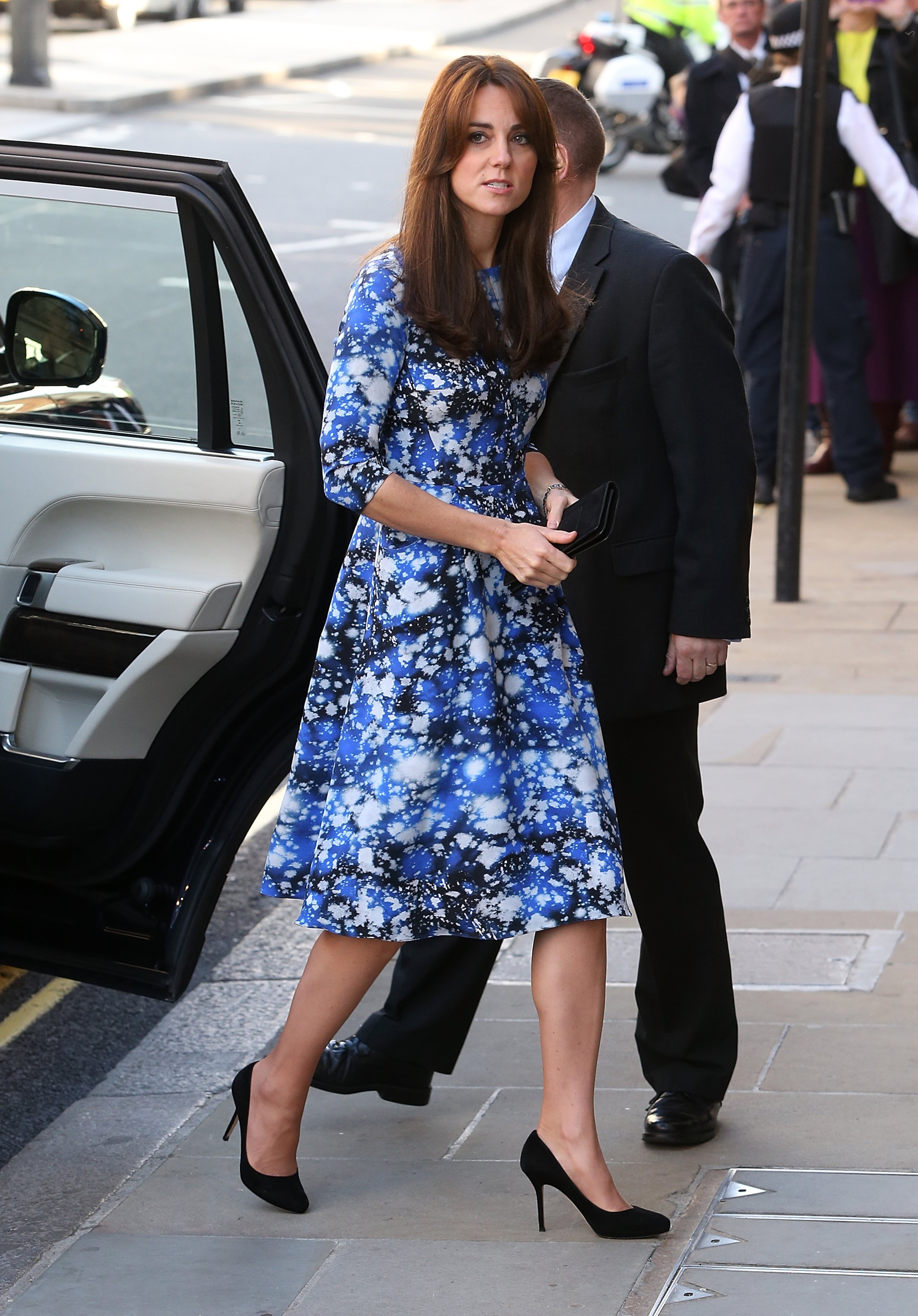 LONDON, ENGLAND - OCTOBER 26: Catherine, Duchess of Cambridge visits BAFTA for Shaun The Sheep charity screening at BAFTA on October 26, 2015 in London, England. (Photo by Danny E. Martindale/Getty Images)