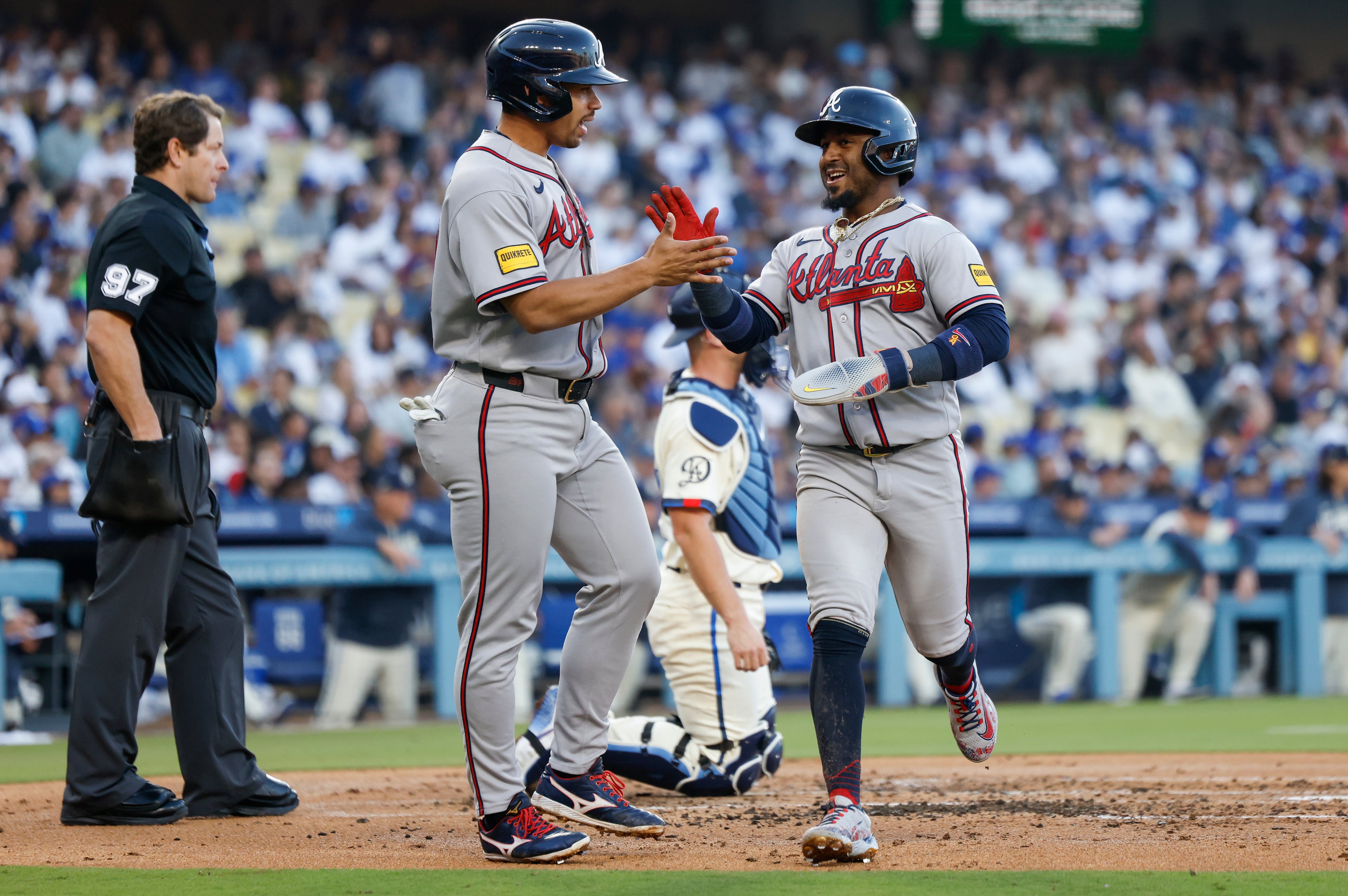 Braves Dodgers Baseball
