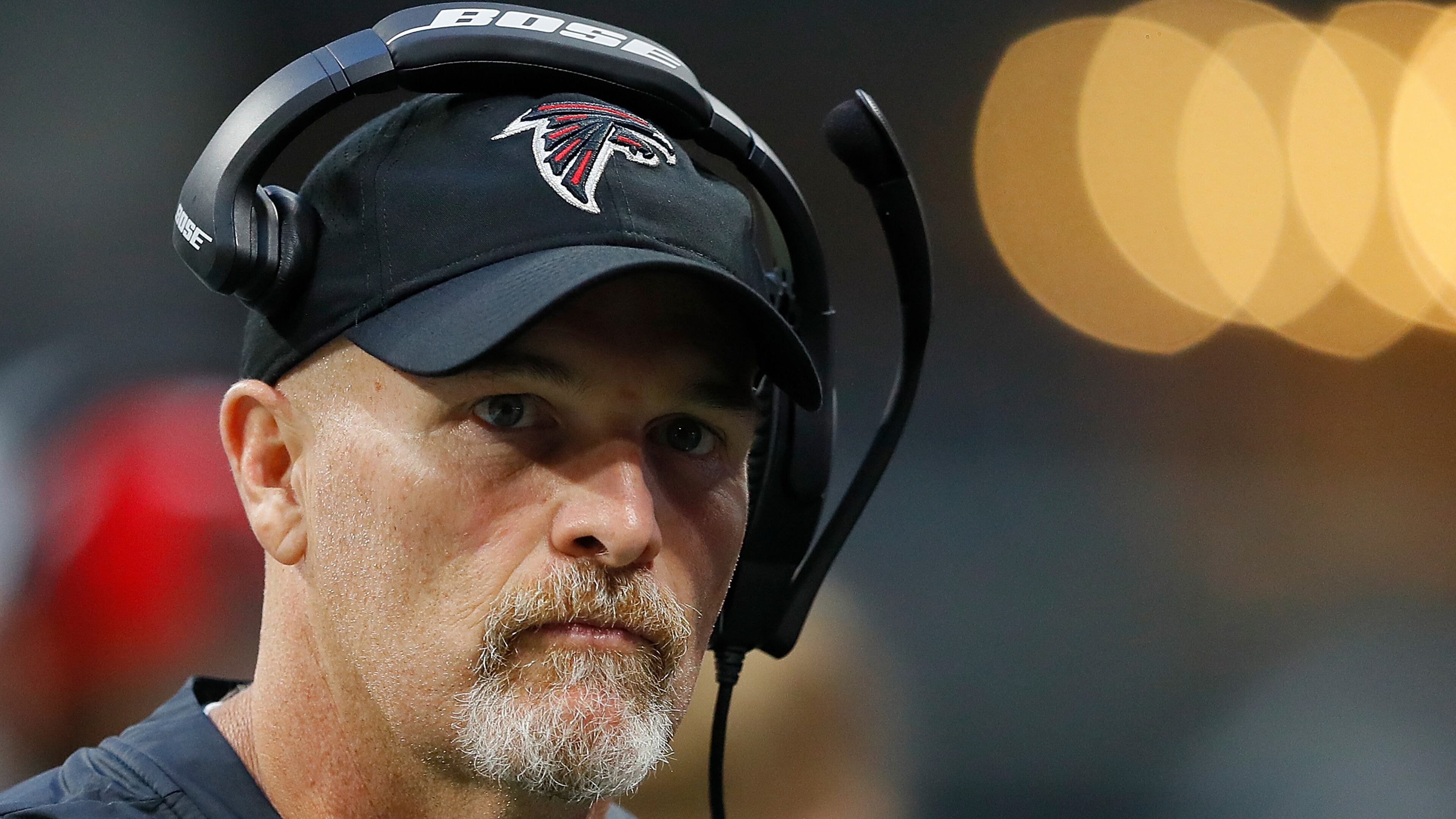Falcons coach Dan Quinn.
