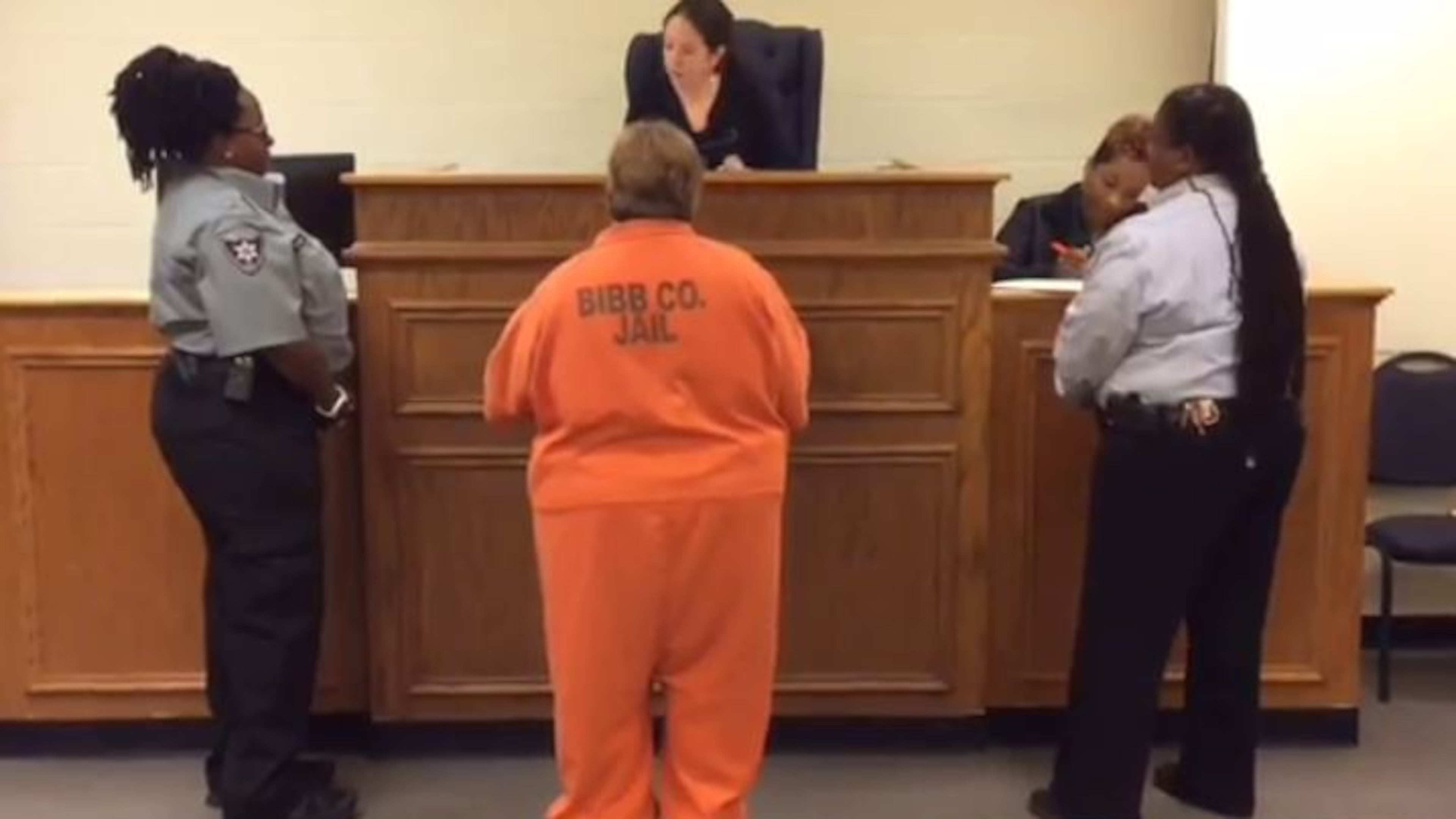 New details in the shooting of 15-year-old Vernon Marcus Jr. emerged on Tuesday in Bibb County Magistrate Court. A witness to the alleged shooting said Elisabeth Cannon, accused of wounding Marcus, had in the past used racial slurs when confronting people outside her house. Monday night's shooting happened at the edge of Cannon's property on Bloomfield Drive in south Macon after Cannon reportedly called the police about people throwing rocks at her house just north of Rocky Creek Road. (Credit: Joe Kovac Jr. / The Telegraph)