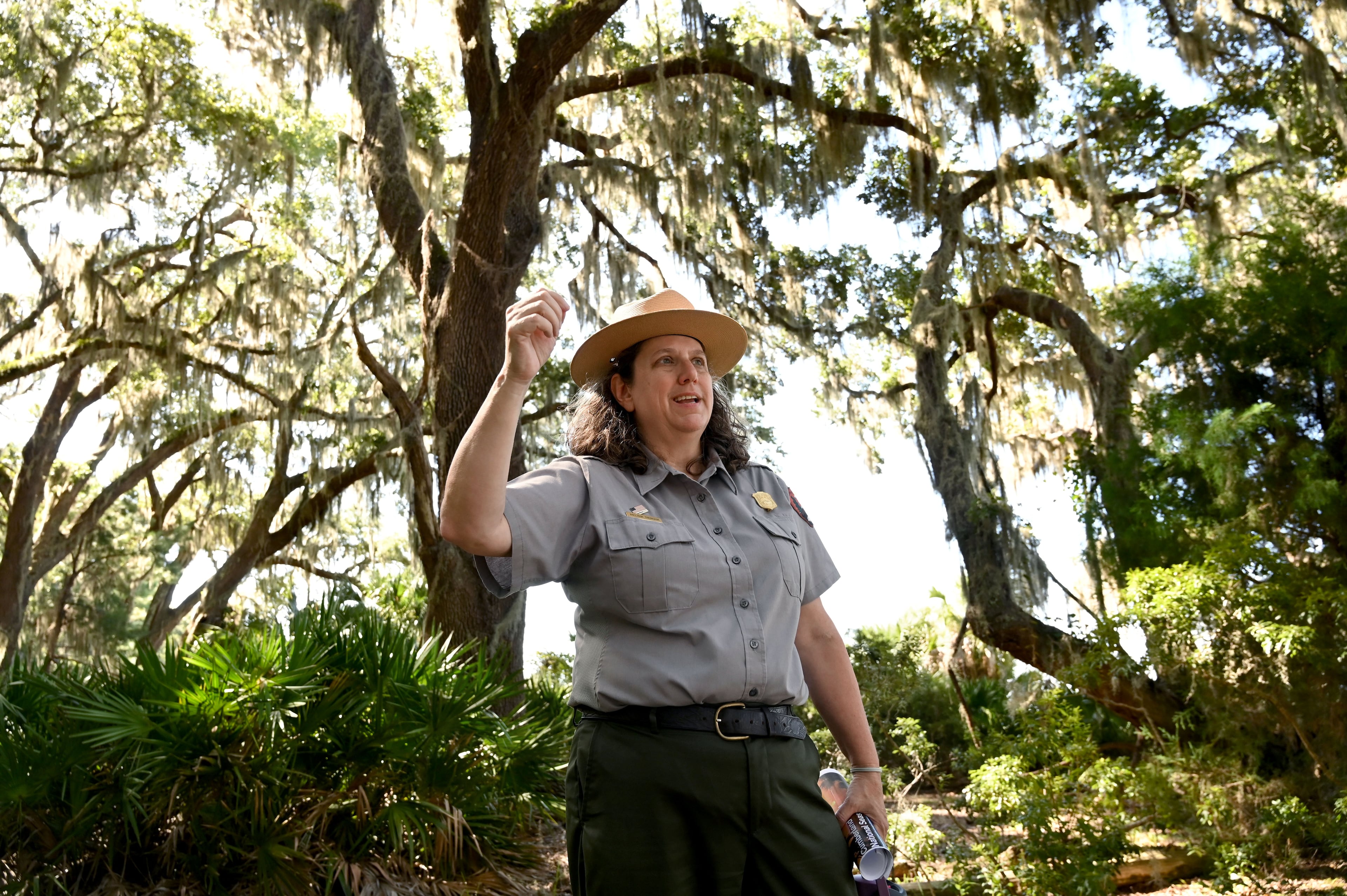 The National Park Service’s Melissa Trenchik, Cumberland’s superintendent, defends the swaps as actions meant to curb development. (Hyosub Shin/AJC)