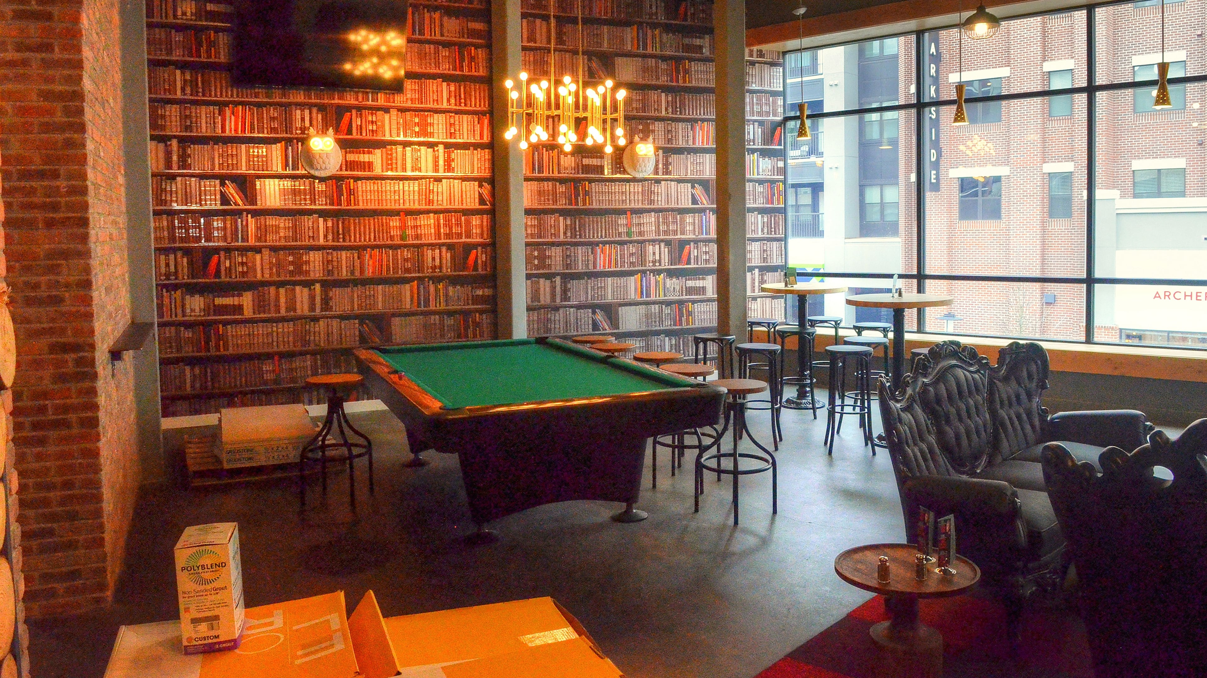 One of the many different environments to relax and unwind in the Punch Bowl Social at Truist Park and The Battery. (Chris Hunt/Special)