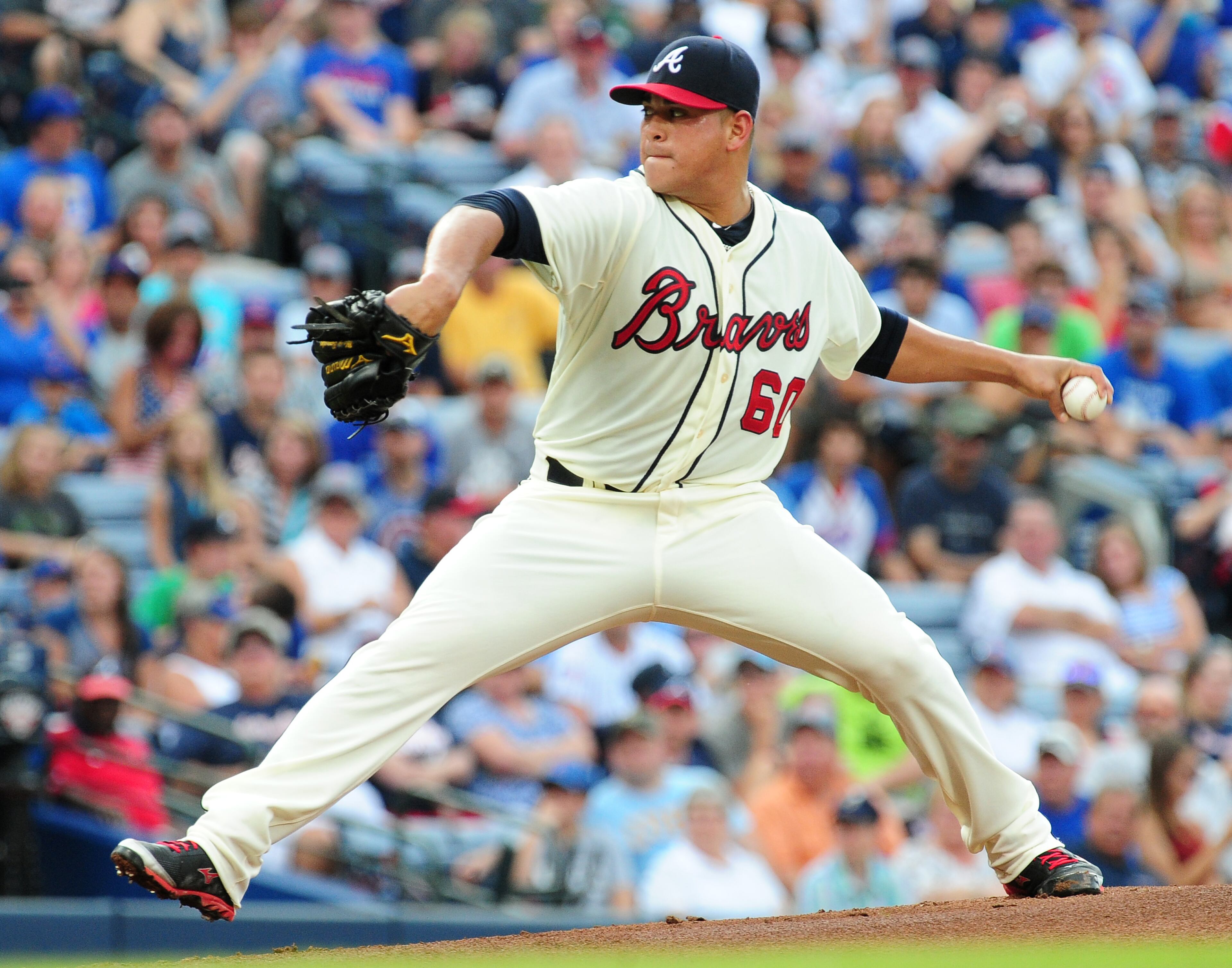 As the only left-hander in the group, Manny Banuelos will push to show he's rotation-worthy by the end of spring training. (Photo by Scott Cunningham/Getty Images)