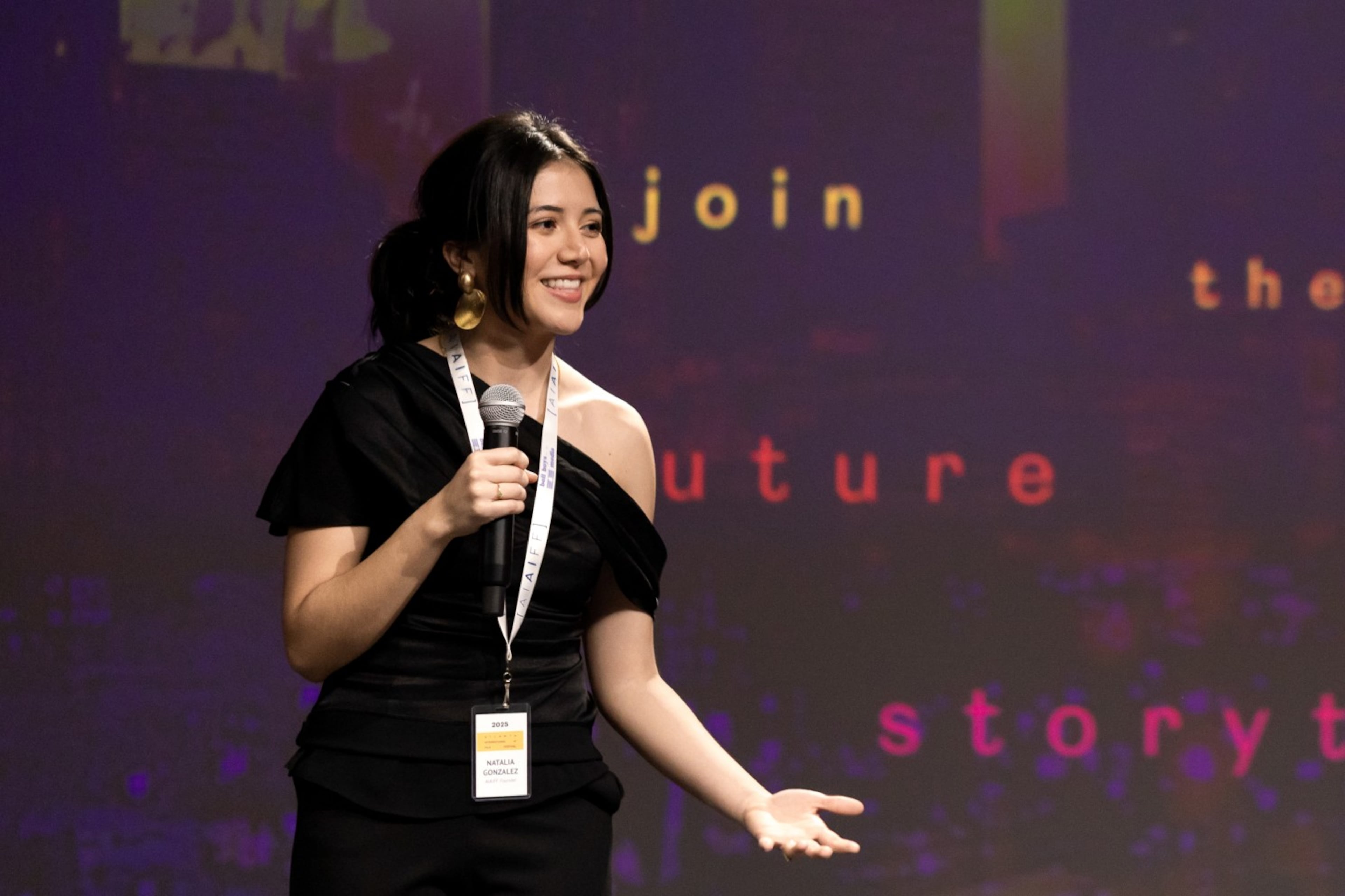Natalia Gonzalez, the founder of the now-renamed Altera Festival, is building a community of creatives interested in learning about using emerging technologies in art. (Courtesy of Haks Media)