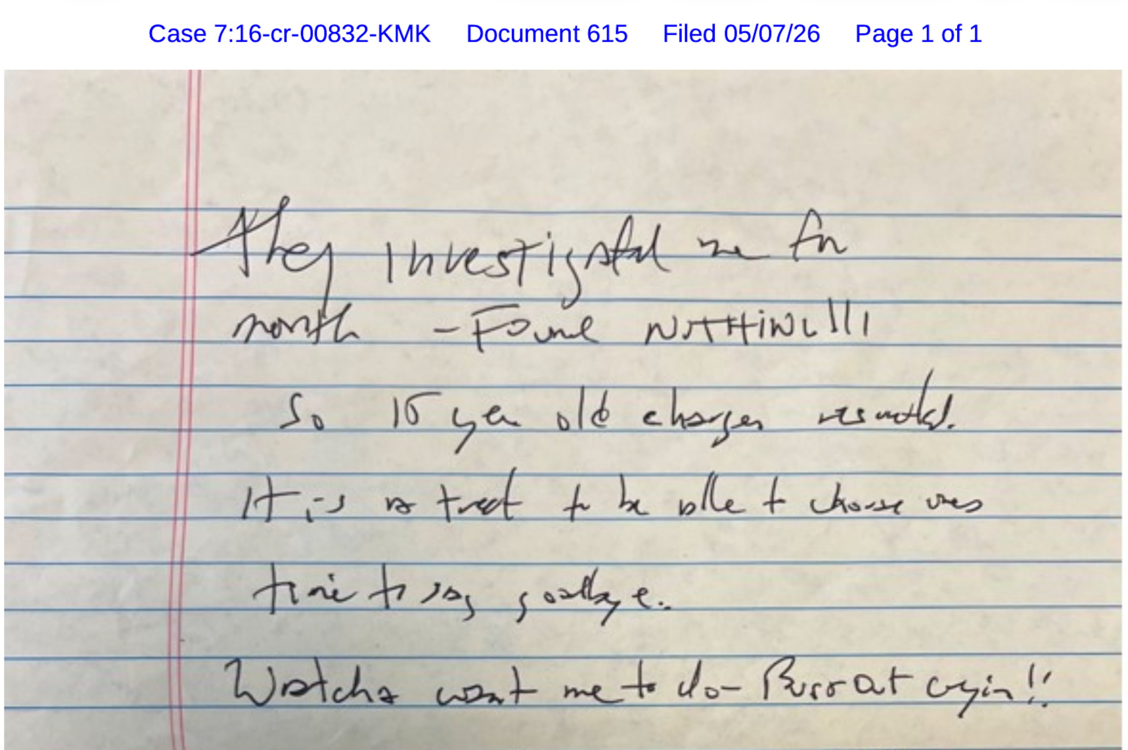 Epstein Note