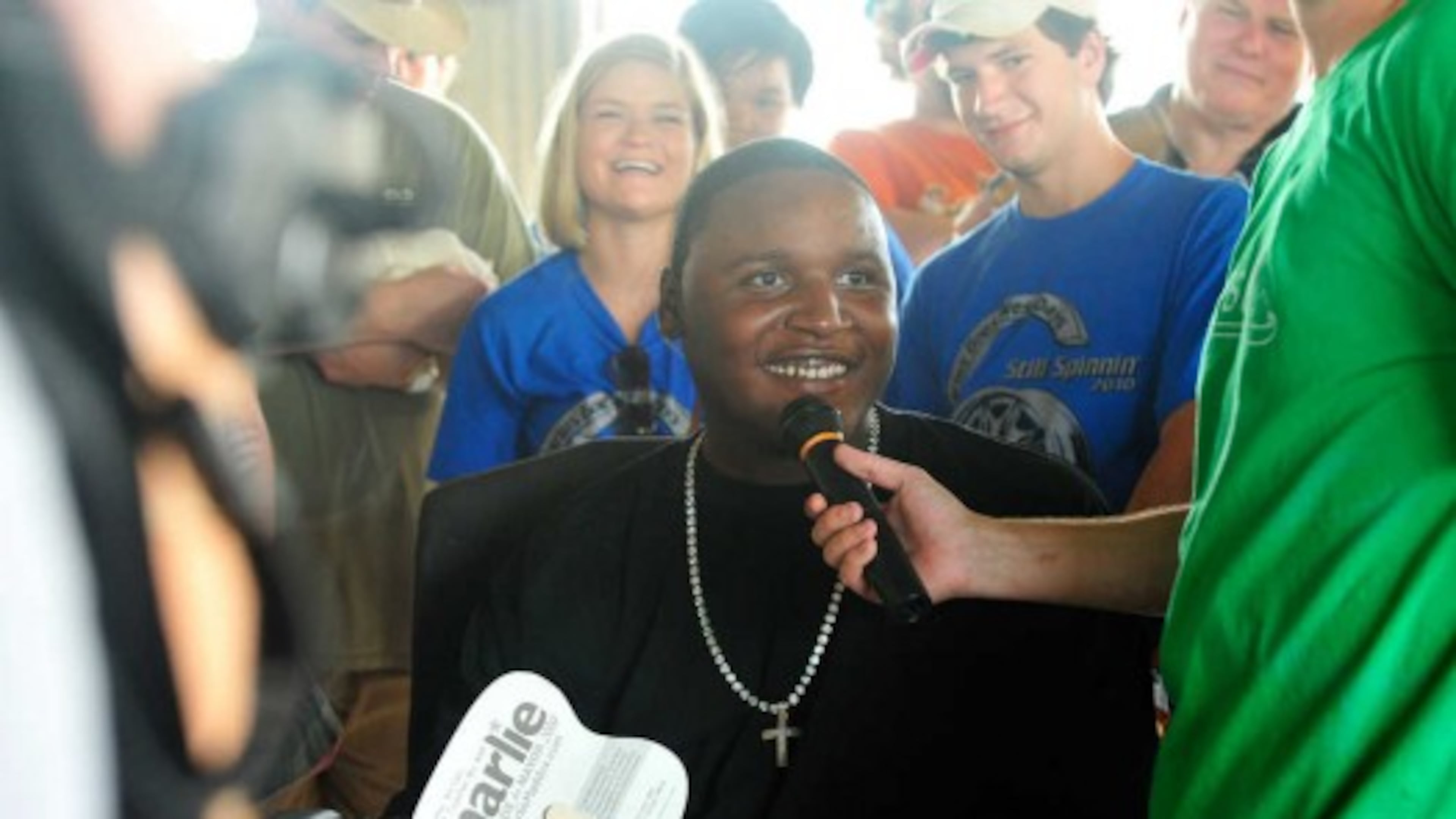 Darius Weems, a 27-year-old disability rights activist, died of complications from Duchenne muscular dystrophy on Sunday. (Credit: Athens Banner-Herald)