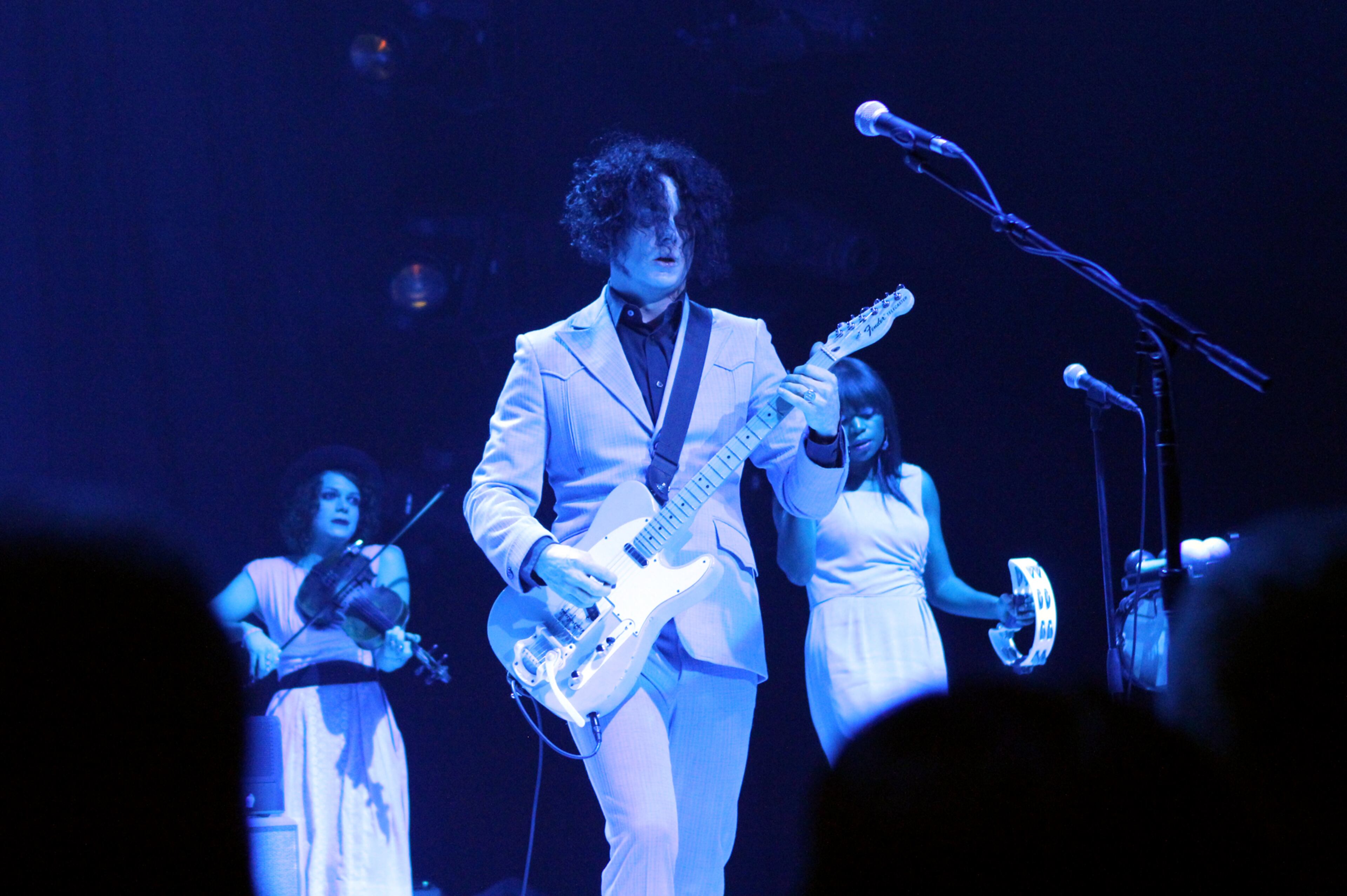 Jack White performs.