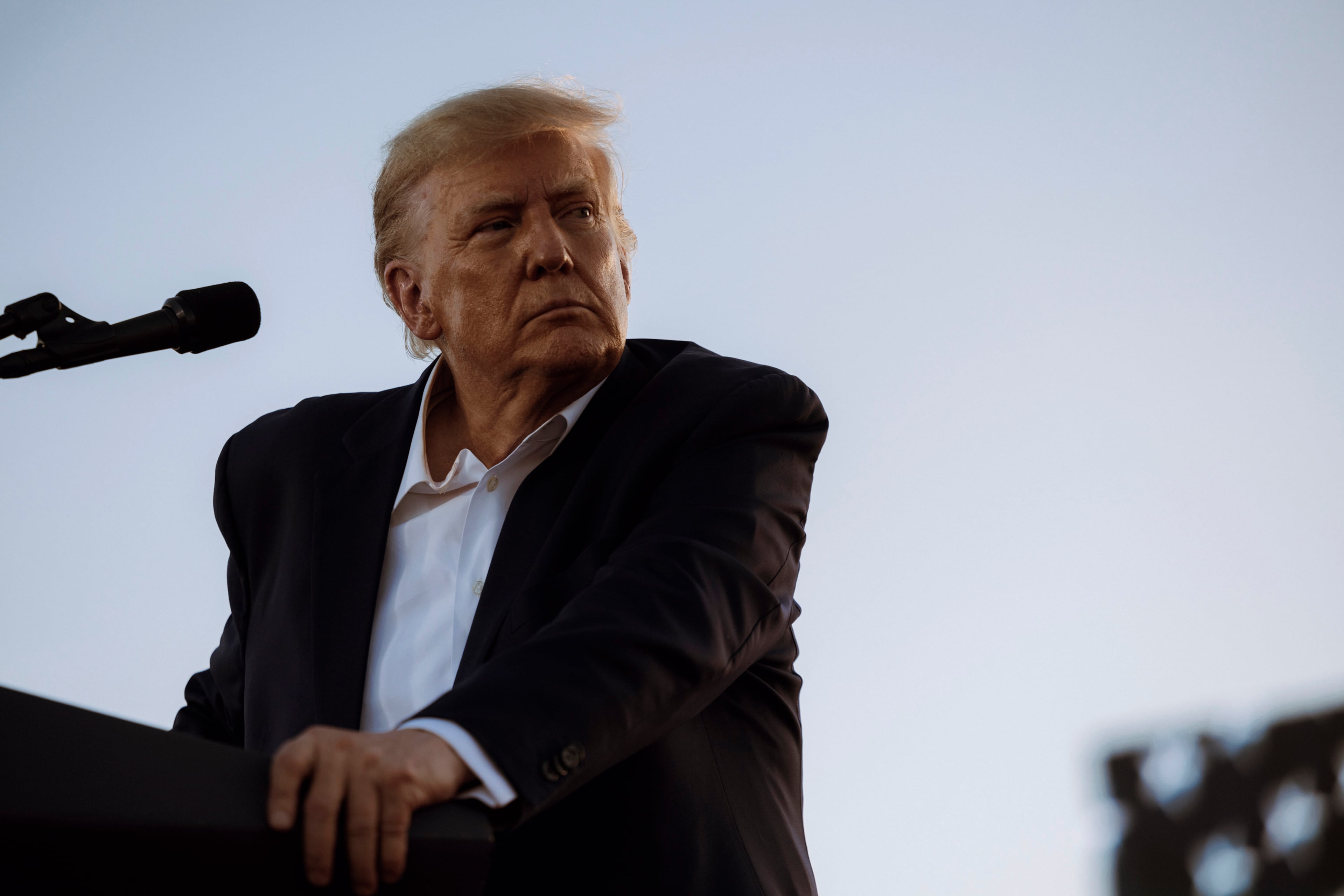 Former President Donald Trump at a campaign rally in Waco, Texas, on Saturday, March 25, 2023. A Manhattan grand jury voted to indict Trump on Thursday, March 30, 2023, for his role in paying hush money to a porn star, according to four people with knowledge of the matter. (Christopher Lee/The New York Times)