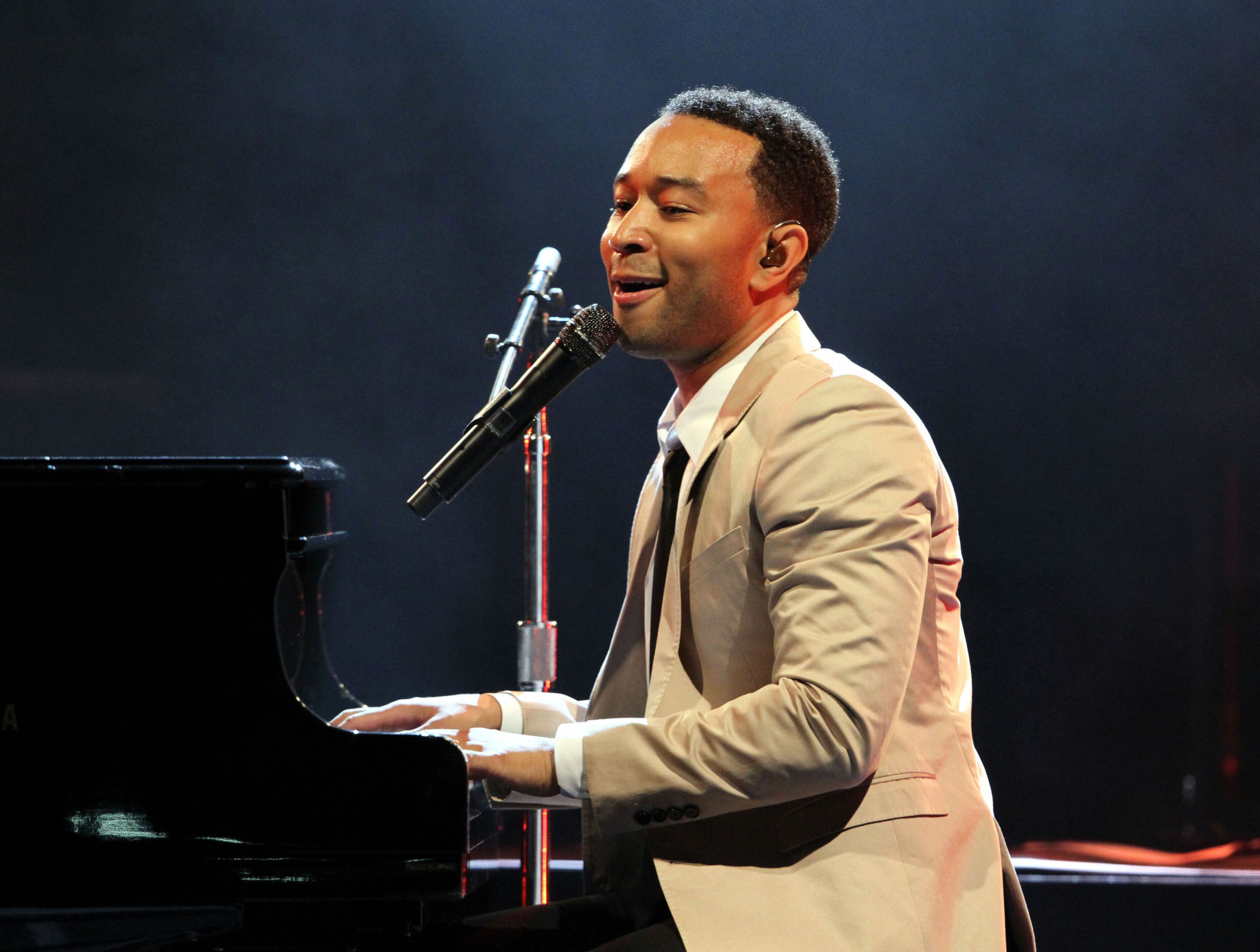 John Legend captivated a sold-out crowd Tuesday, July 29, 2014 at Chastain Park Amphitheatre in Atlanta during a stop on his All of Me tour. (Robb D. Cohen/RobbsPhotos.com)