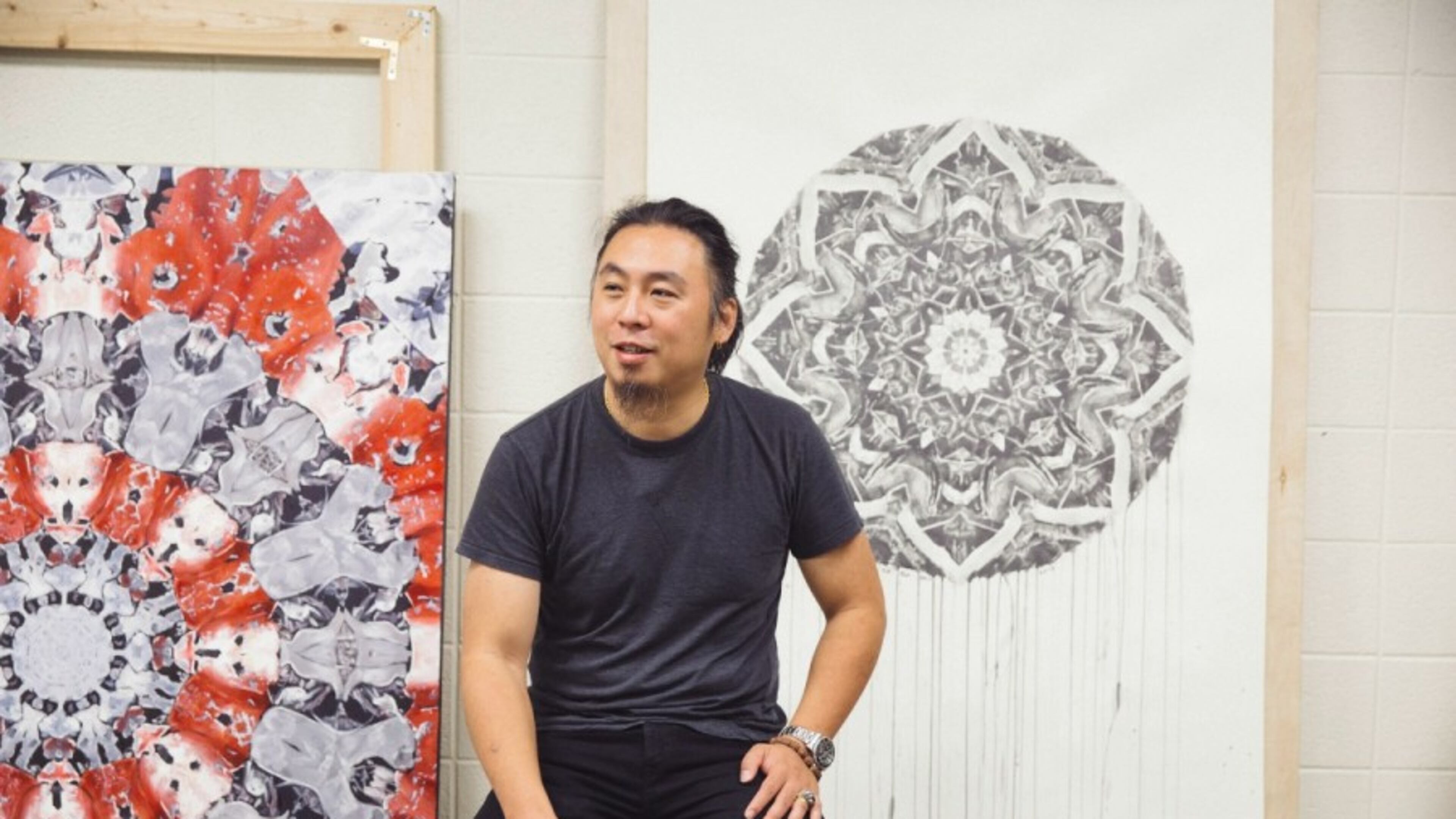 Atlanta and Shanghai-based artist Caomin Xie is the first artists featured in the new limited-edition collection. Image: Alternative Apparel