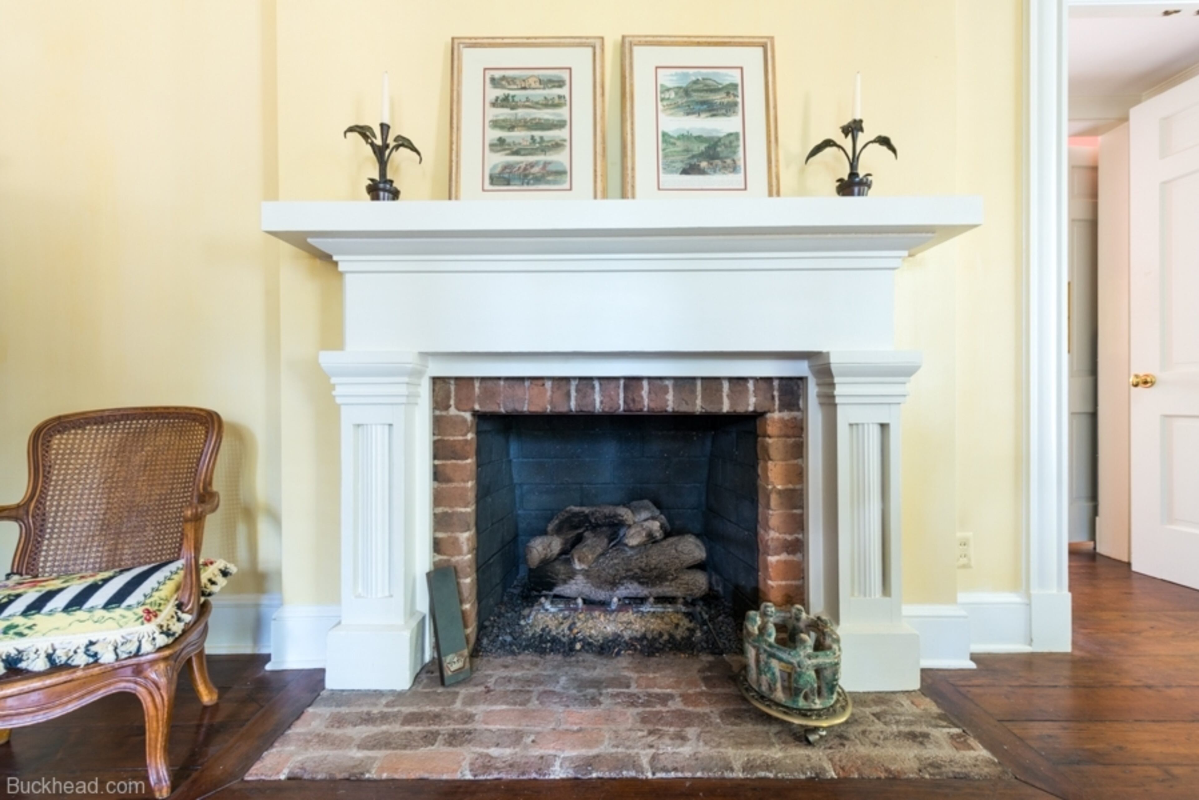 Believed to be the oldest home in Buckhead, this pre-Civil War home, located at 1450 W. Wesley Road, was likely built some time in the 1830s. The original location of the home was the North Georgia town of Resaca. It was moved to Buckhead in 1959 by a local engineer and his wife, Mr. and Mrs. Joseph S. Walker. Photos courtesy of Buckhead.com.