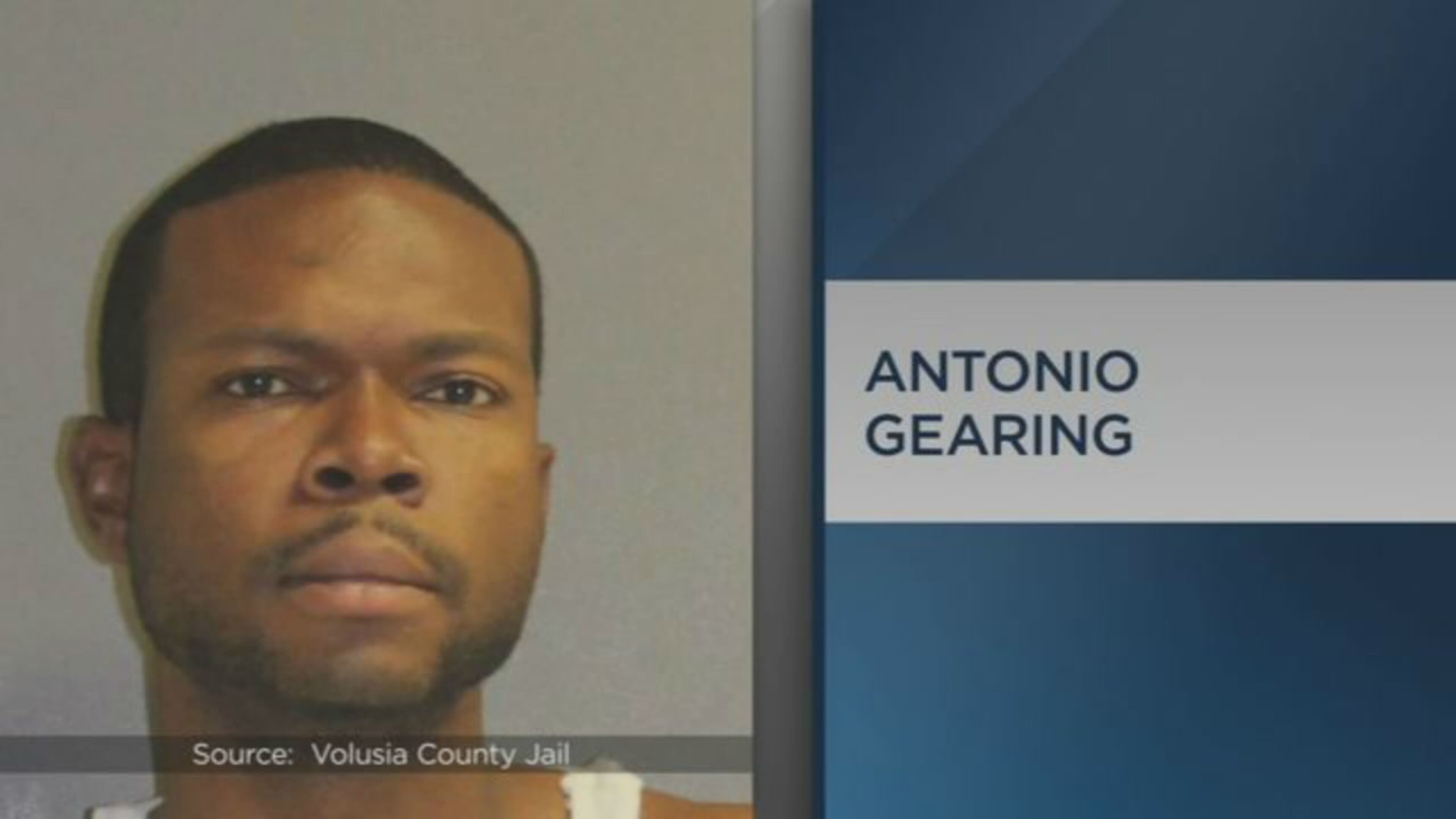 Anthony Gearing, 29, was caught by authorities two weeks after he was waiting for a jury to come back with a verdict in his robbery trial.