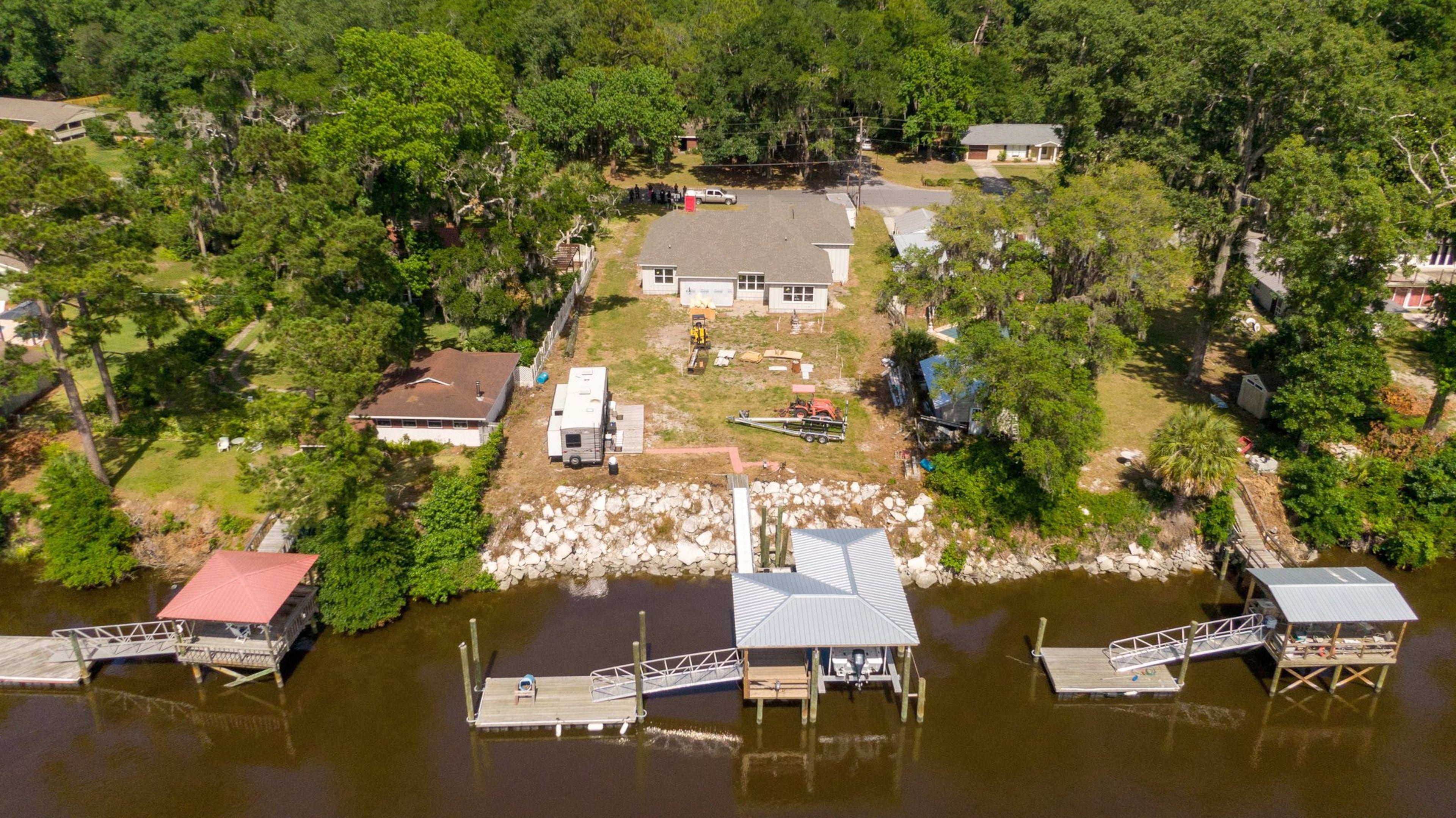 The Satilla Shores neighborhood outside Brunswick. AJC photo: Hyosub Shin