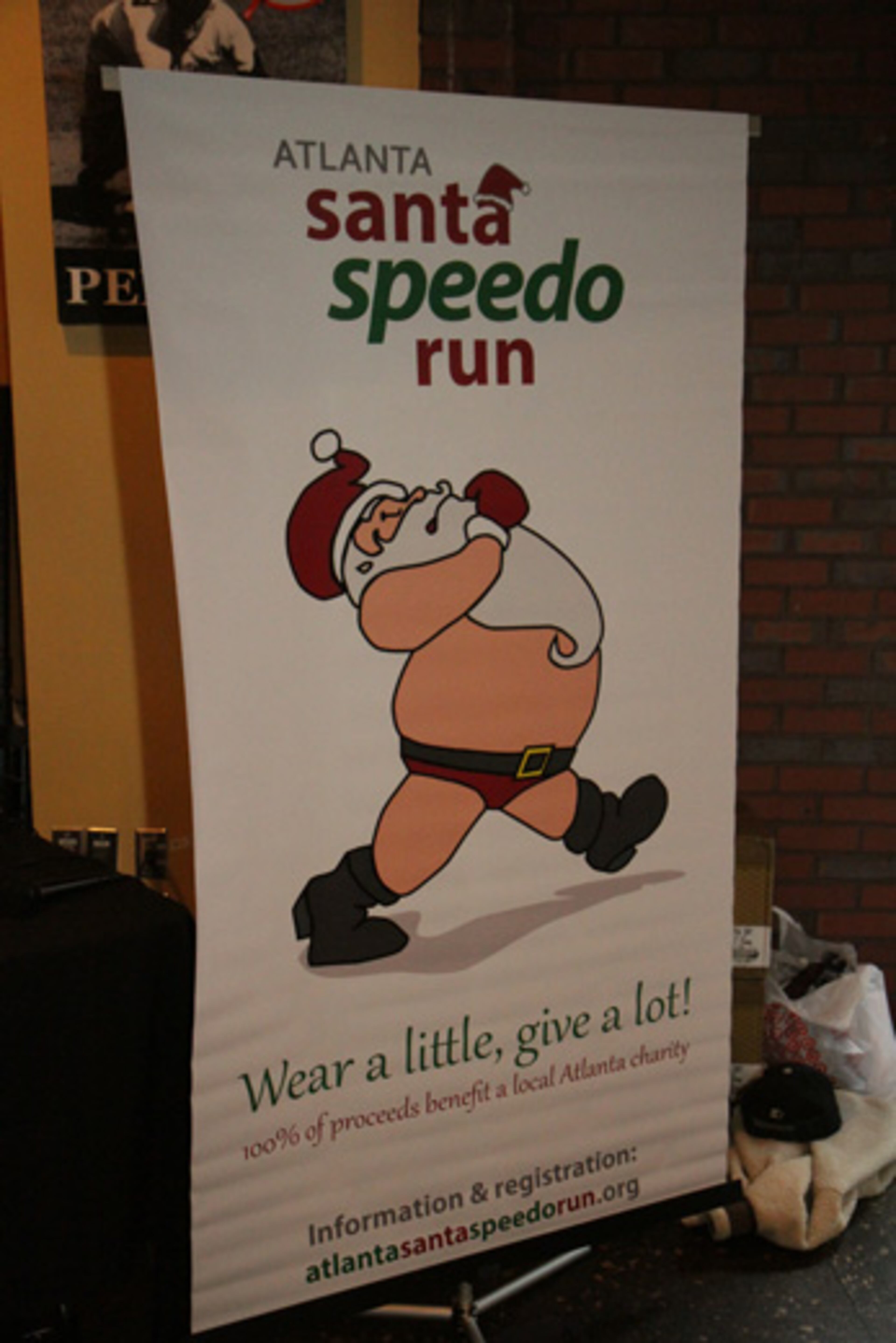 Here are some more photos from the Santa Speedo Run.