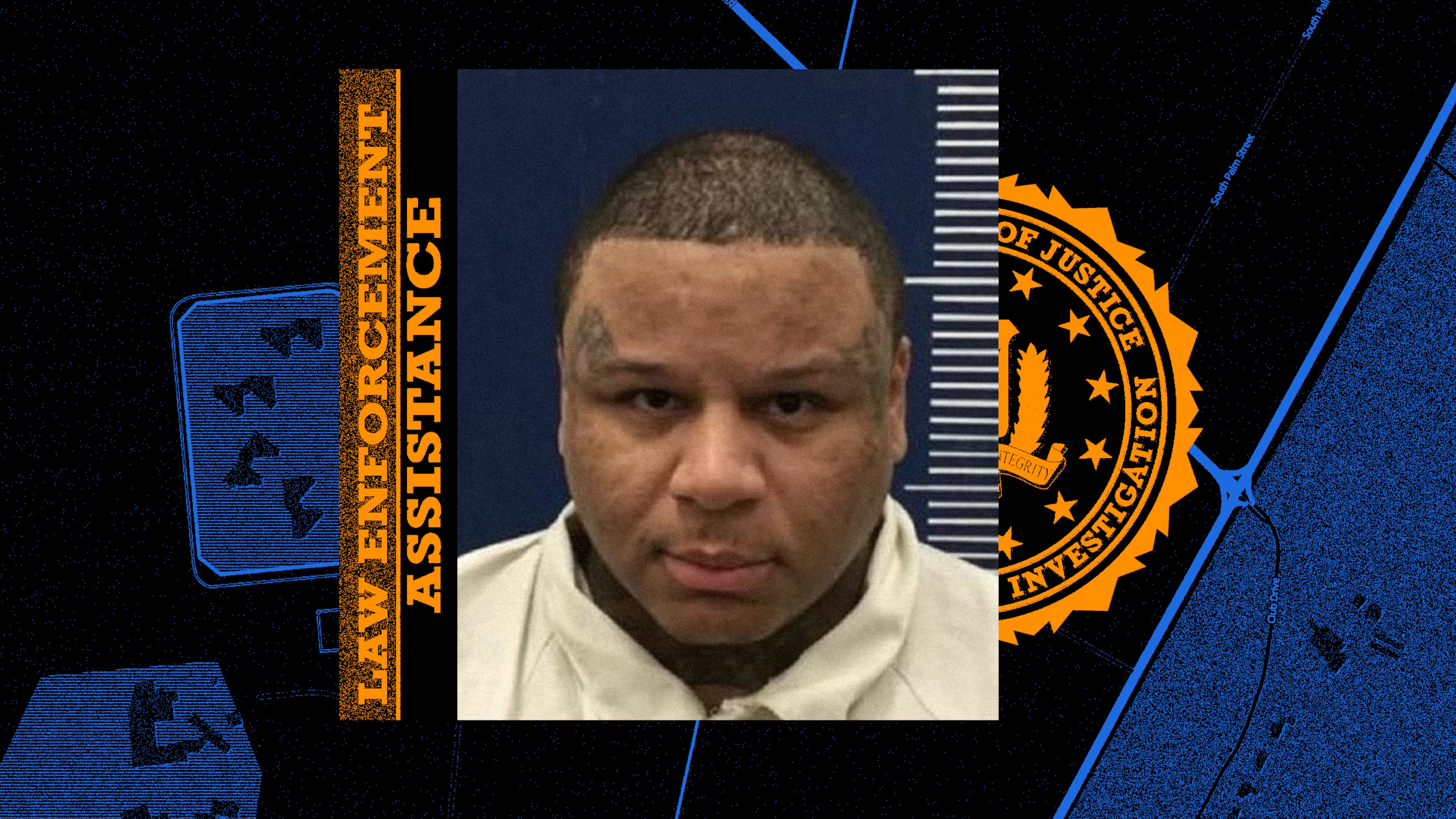 Arthur Lee Cofield Jr., who walked out of a prison camp at Federal Correctional Institution Jesup on May 26, was serving a 30-year sentence, with 18 to serve in prison, after pleading guilty to charges including criminal attempt to commit murder and participation in criminal street gang activity. (Photo Illustration: AJC | Source: File, OpenMaps)
