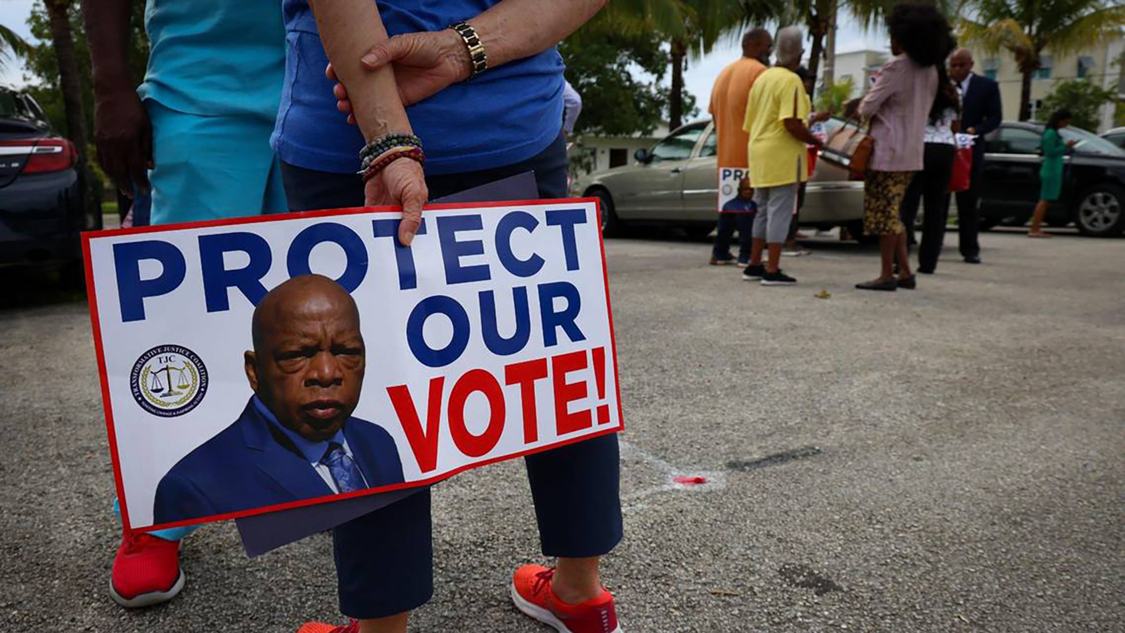 Hundreds of nationwide demonstrations are being held today to honor the legacy of the late U.S. Rep. John Lewis, D-Ga.