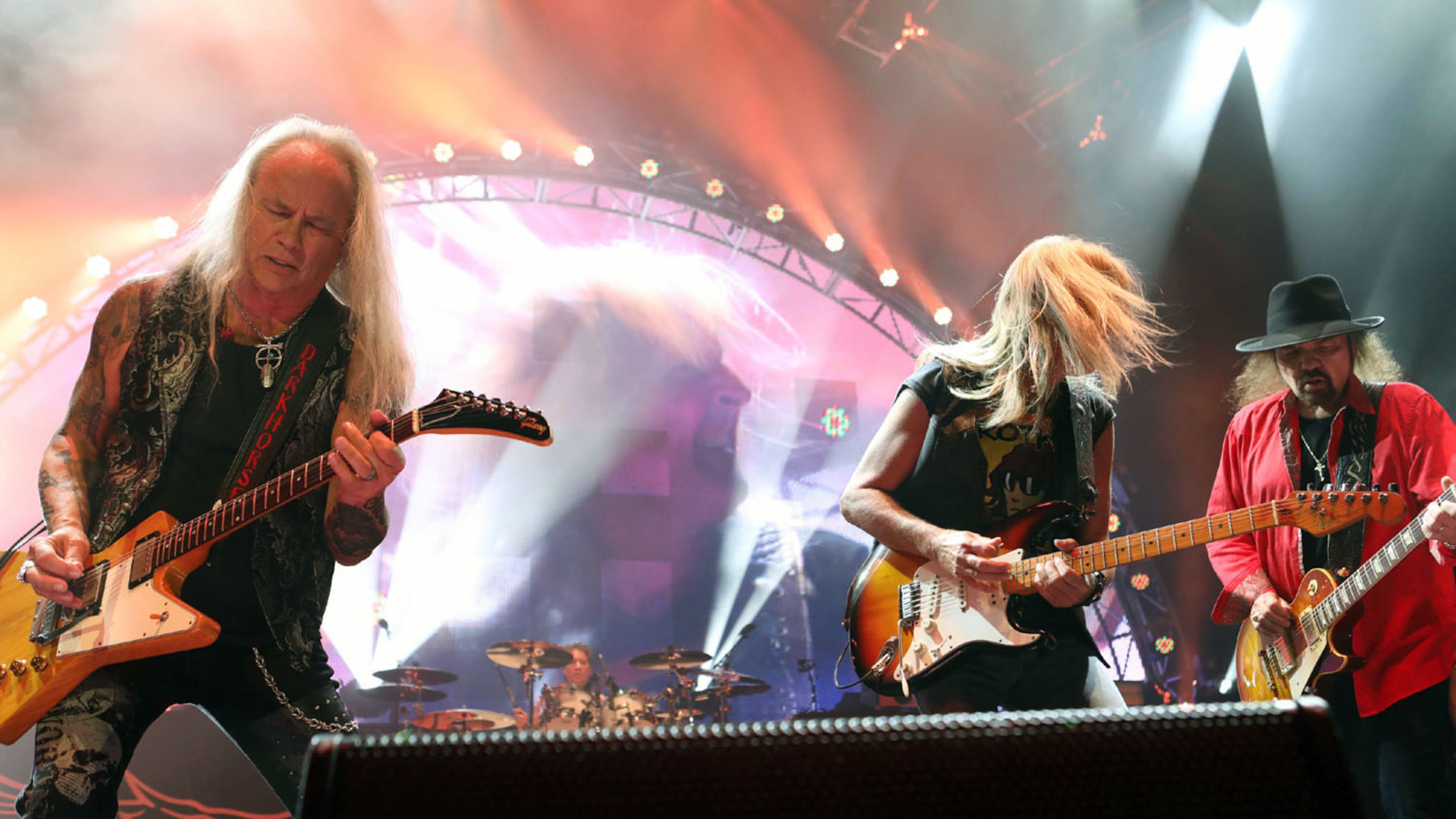Lynyrd Skynyrd rocked the sold-out crowd on Saturday, Sept. 1, 2018, at Cellairis Amphitheatre at Lakewood. The show was the Atlanta stop on the Last of the Street Survivors Farewell Tour. Hear the band live on SiriusXM on New Year’s Eve. (Robb Cohen Photography & Video /RobbsPhotos.com)