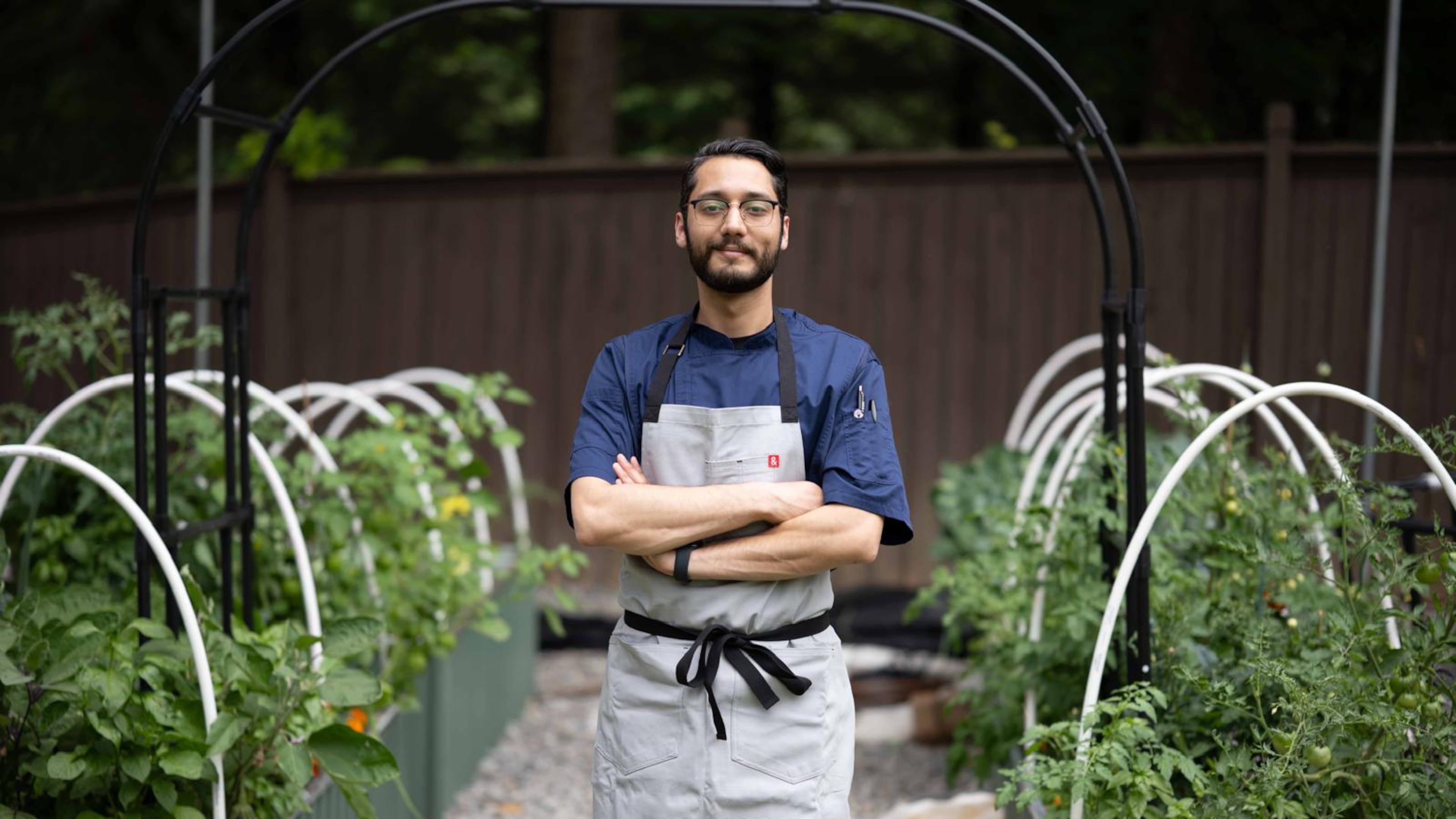 Habibi’s Fadi Alkaasamani takes familiar, approachable breakfast dishes and pizza and layers them with authentic Lebanese flavors. (Courtesy of Habibi's)