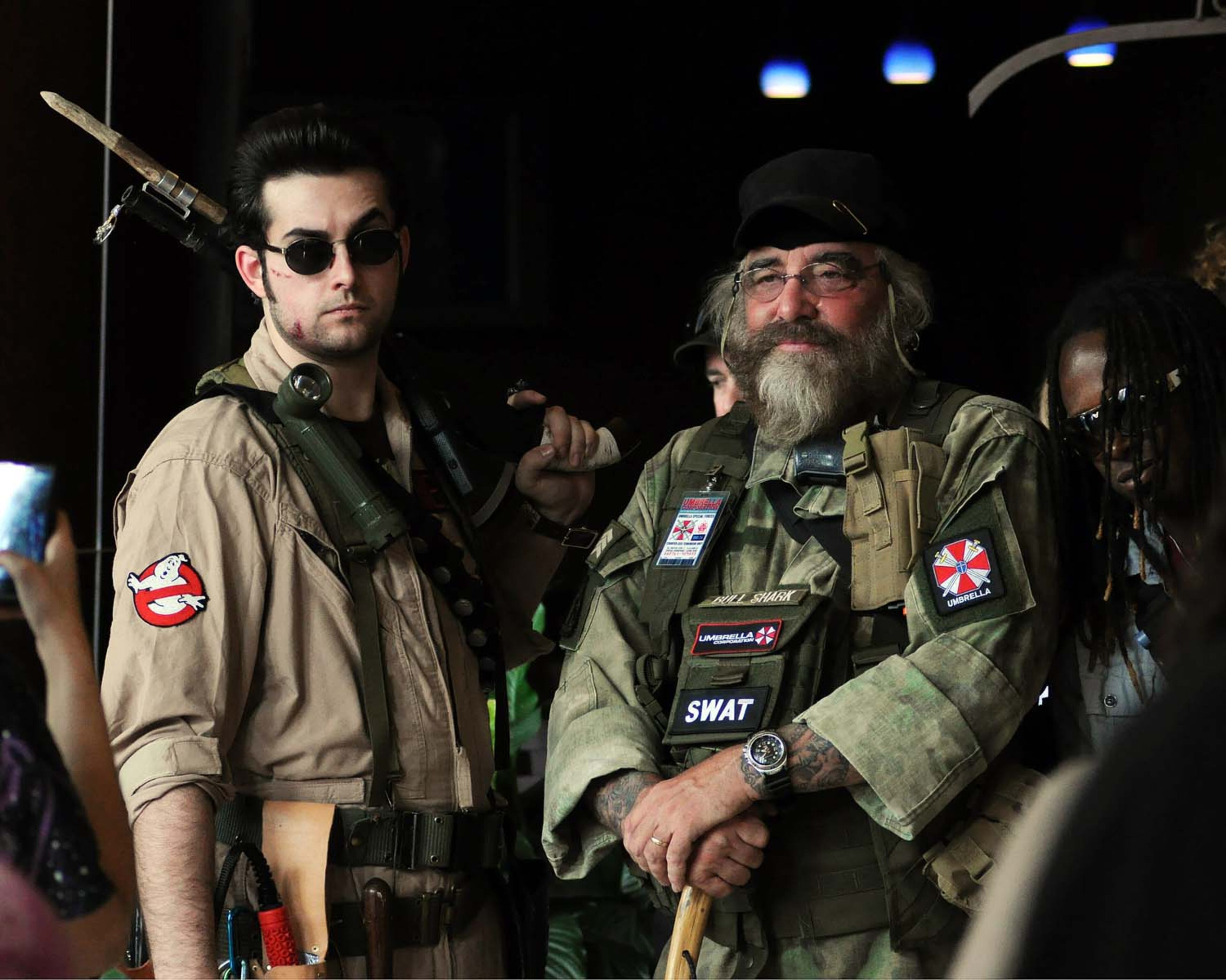 A pack of blood-thirsty zombies marched on the Rosen Centre Hotel in Orlando, Florida to kick off Spooky Empire's annual May-Hem horror convention.