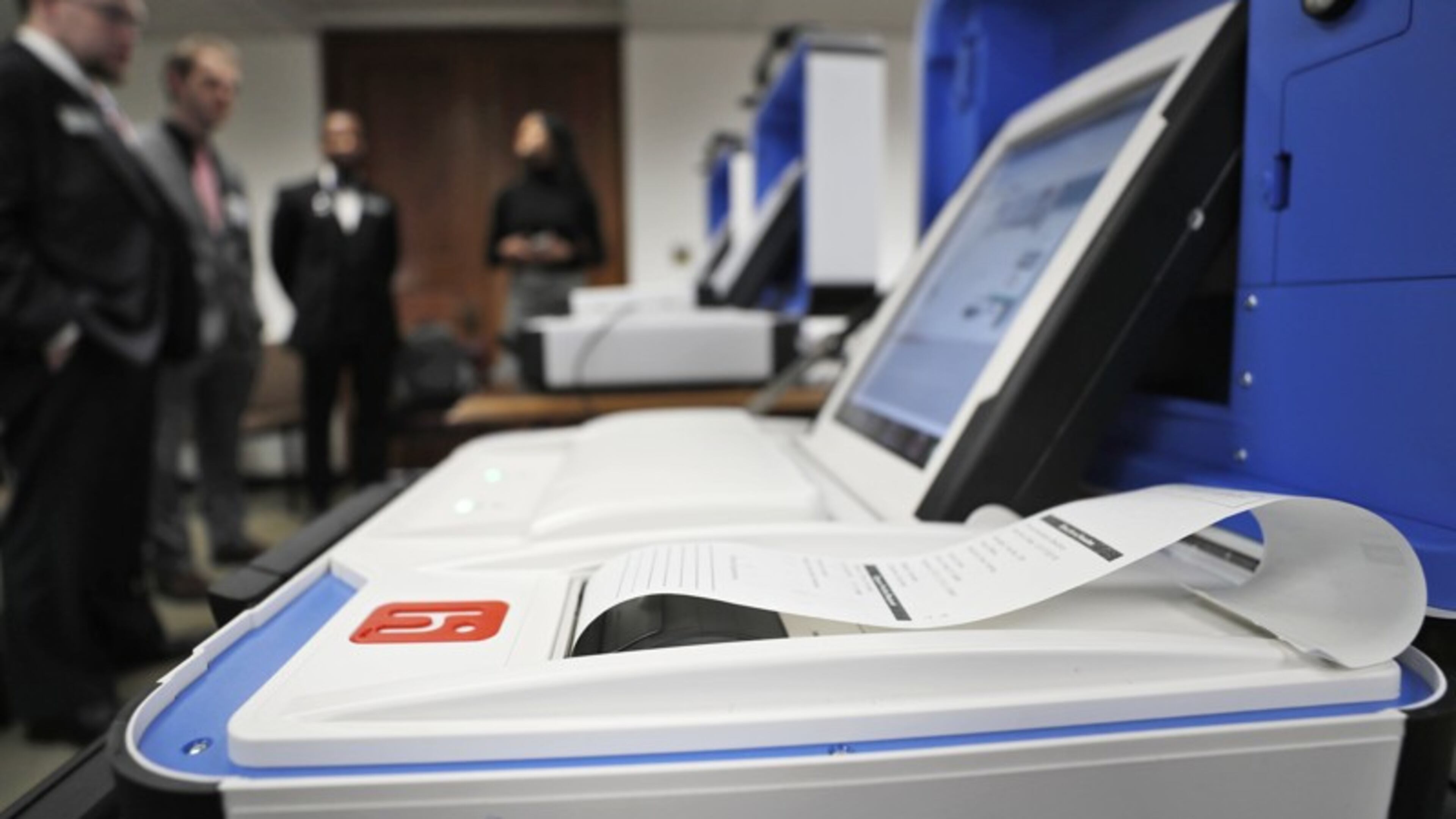 A demonstration of the new voting machine will be presented in Powder Springs on Feb. 24. AJC file photo