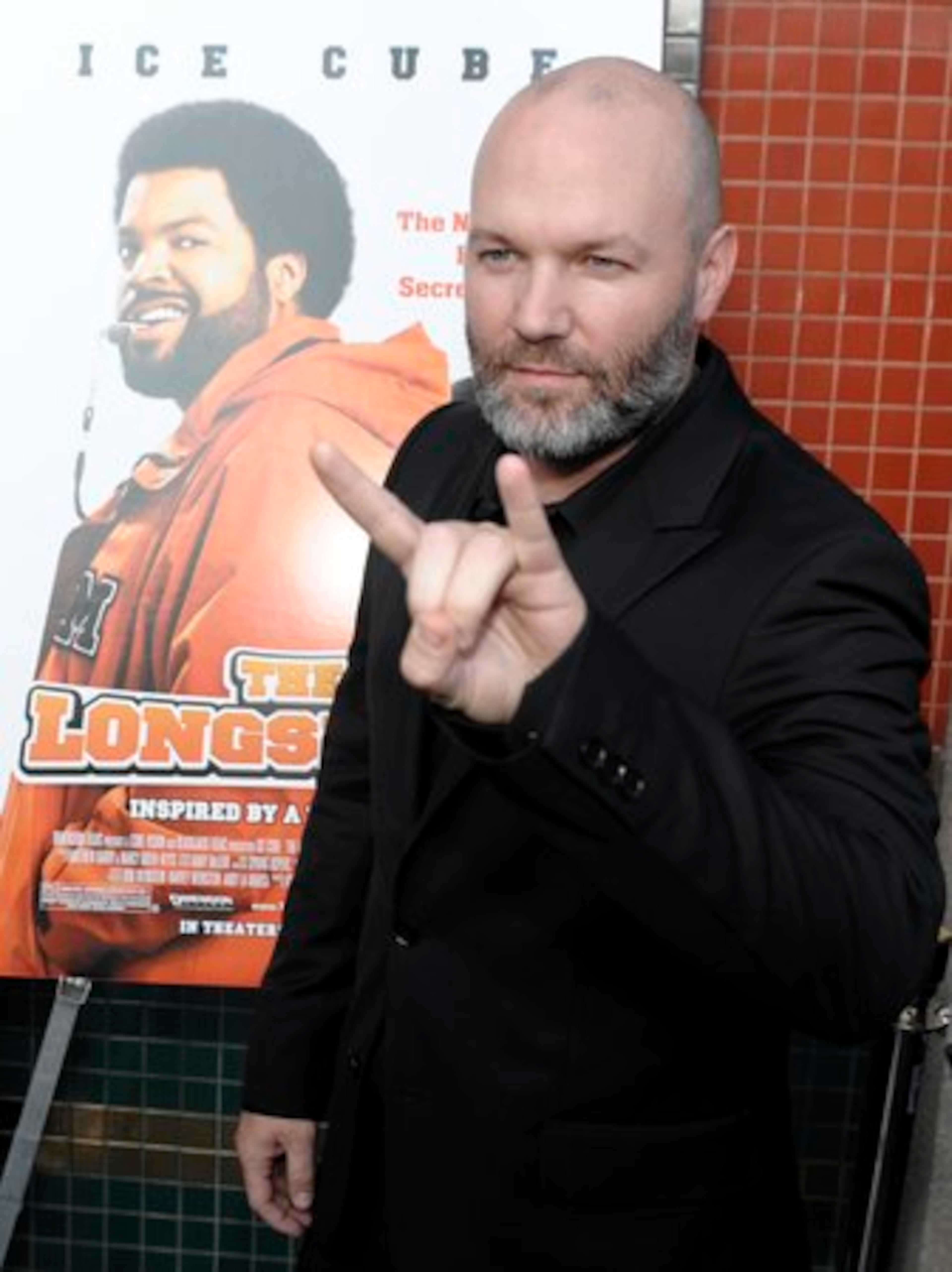 Fred Durst, former frontman for the rap-metal band Limp Bizkit, poses at the Los Angeles premiere of his second directing effort, "The Longshots".