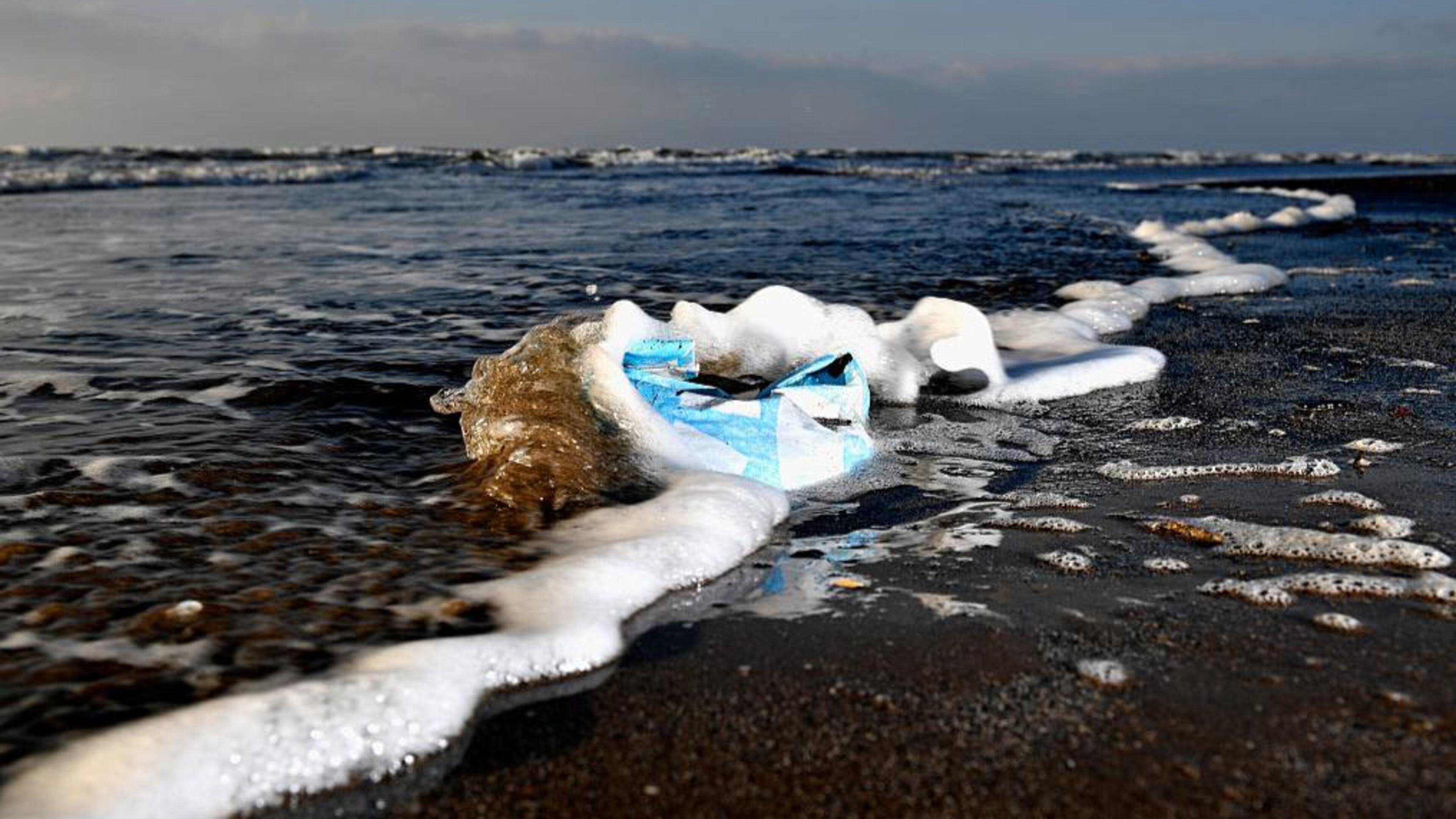 Plastic waste is washed up on South Troon beach on January 26, 2017, in Troon, Scotland. Microplastics have been found in 90 percent of table salts tested in a recent study. (Photo by Jeff J Mitchell/Getty Images)